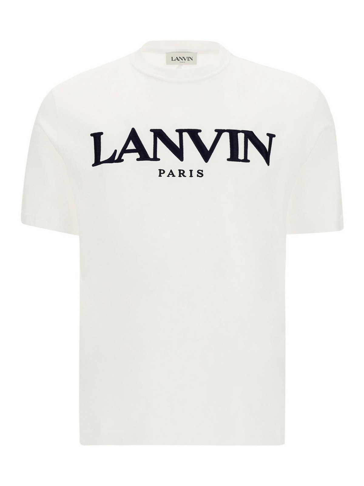 Lanvin - Logo lettering print T-shirt - t-shirts - RMJE0012JR54P2101