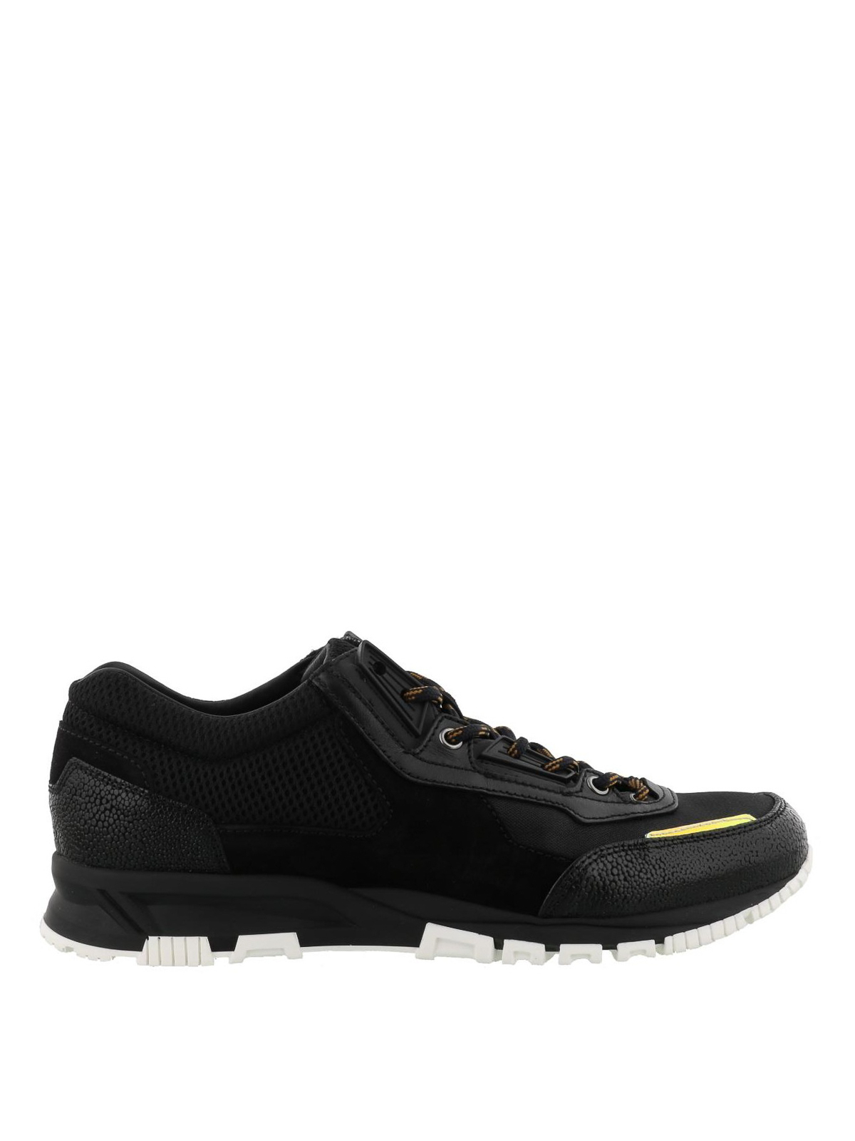 lanvin black trainers