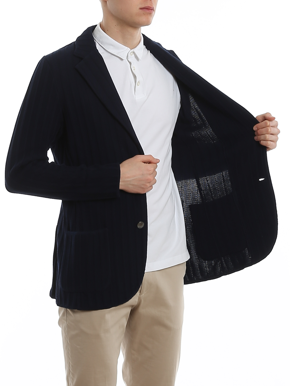 knitted cotton jacket