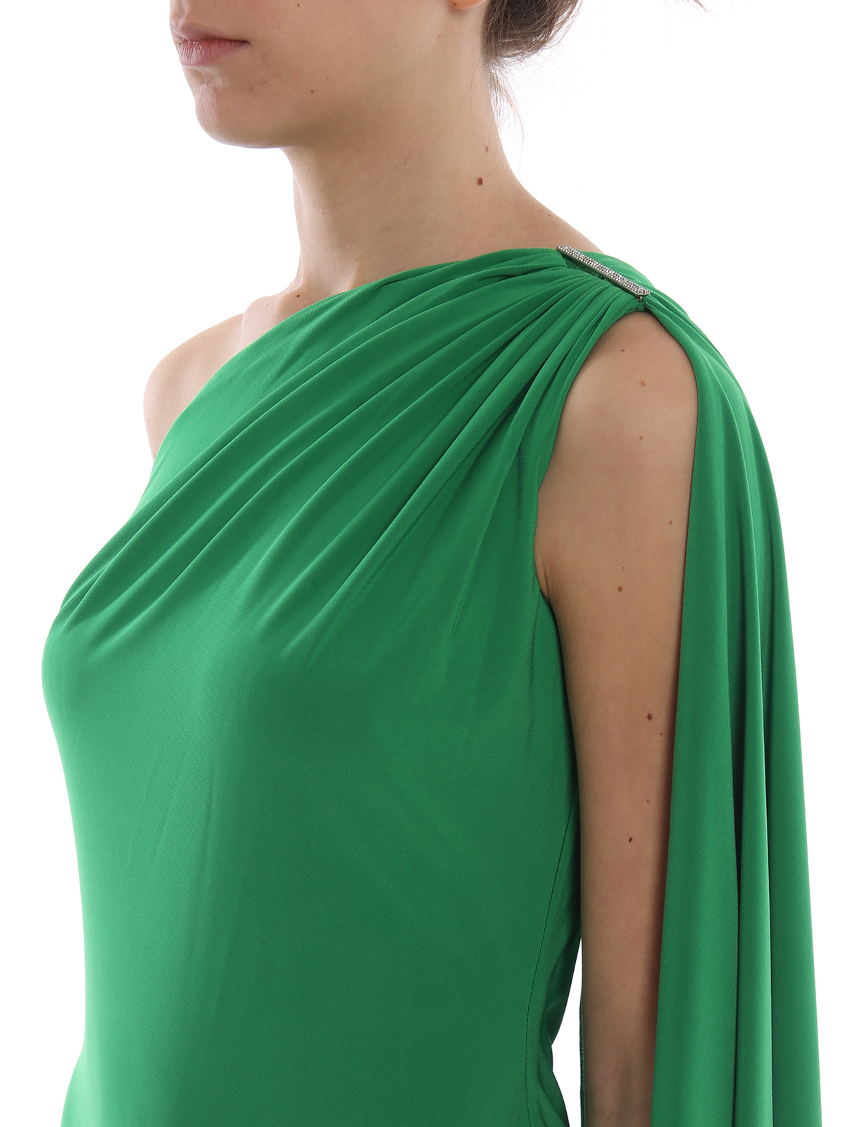 Evening dresses Lauren Ralph Lauren - Dellah one-shoulder green evening  dress - 253737316002