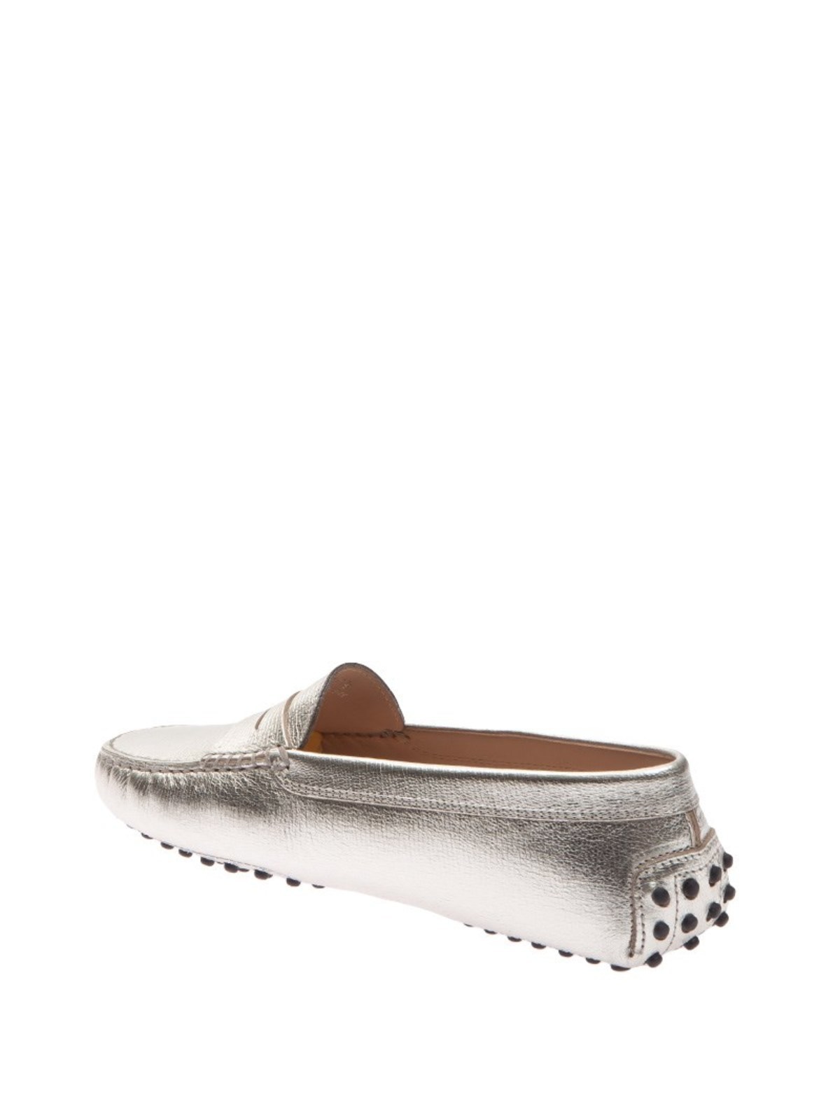 Loafers & Slippers Tod'S - Leather silver loafers - XXW00G00010HESB200