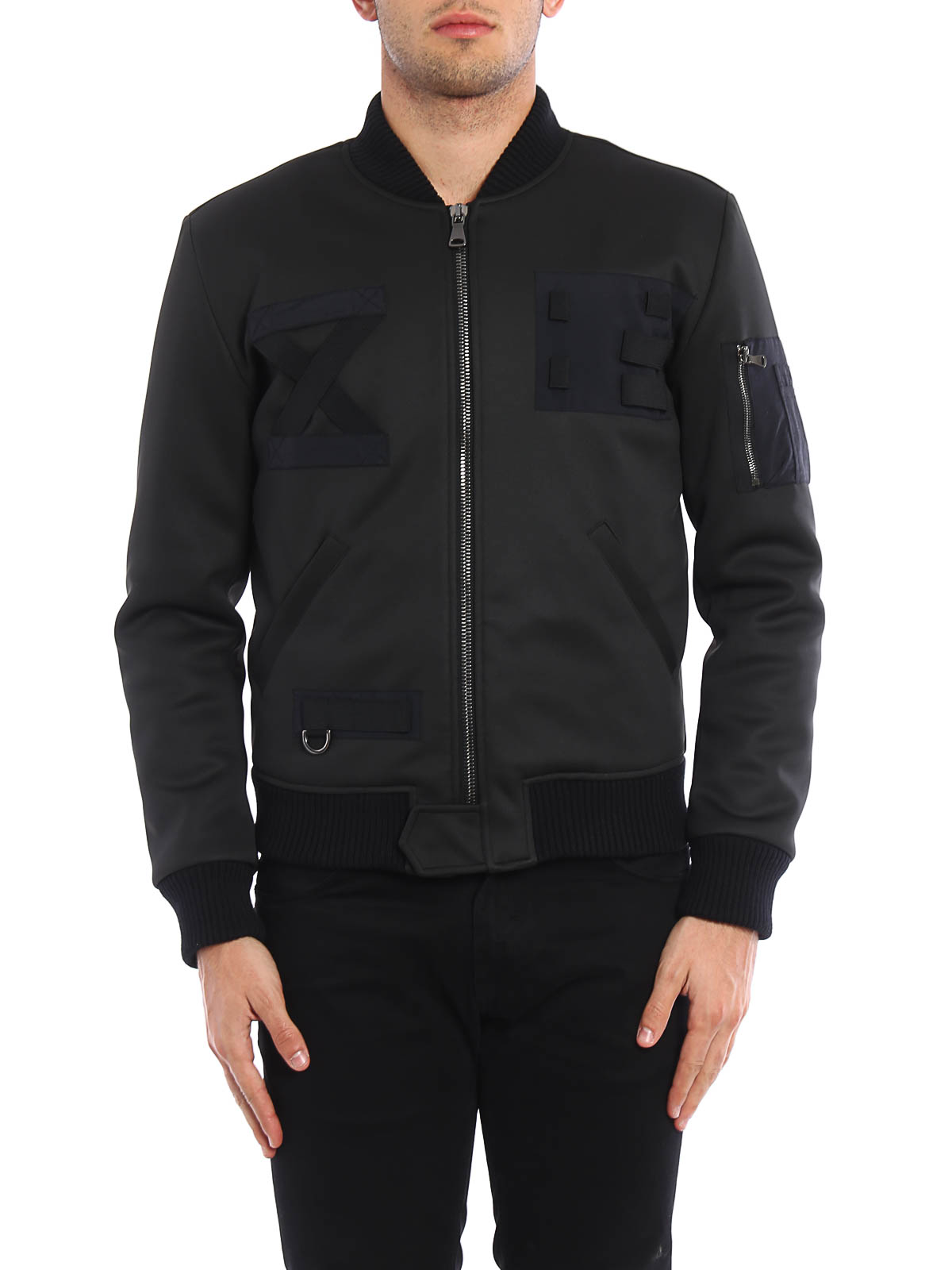 neoprene bomber jacket