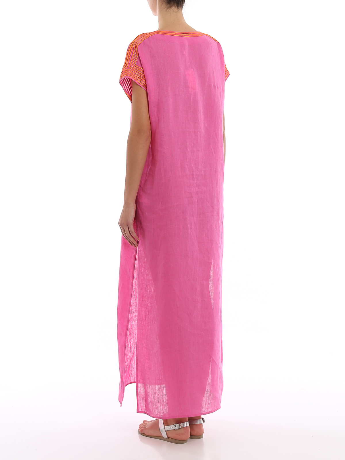 tory burch pink caftan