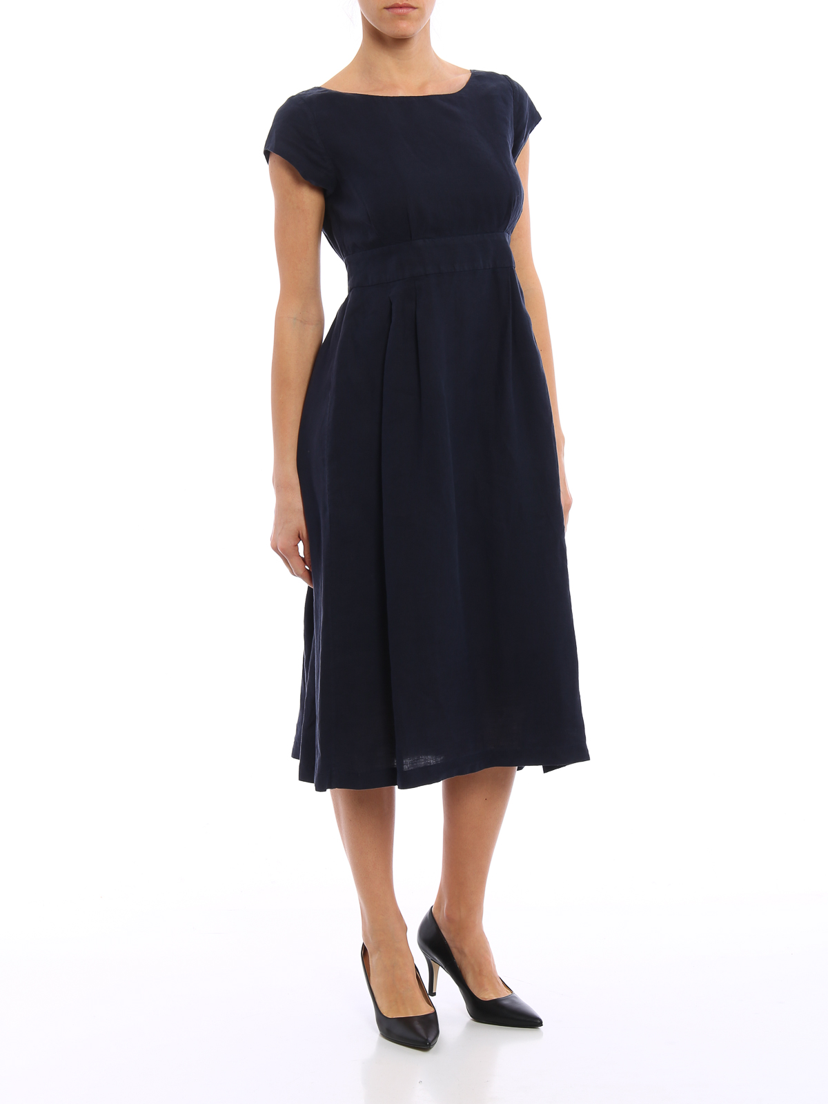 aspesi linen dress