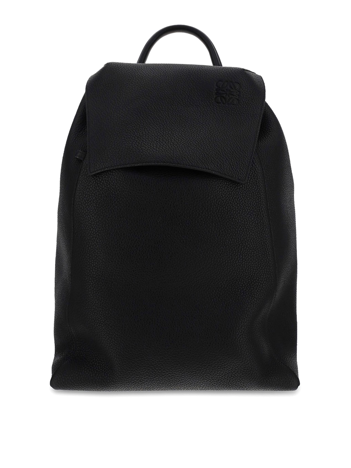 Loewe Drawstring Backpack Anagram Calfskin Leather Black Silver Loewe Backpack Black Bags & Handbags for Women for sale | eBay main image 2