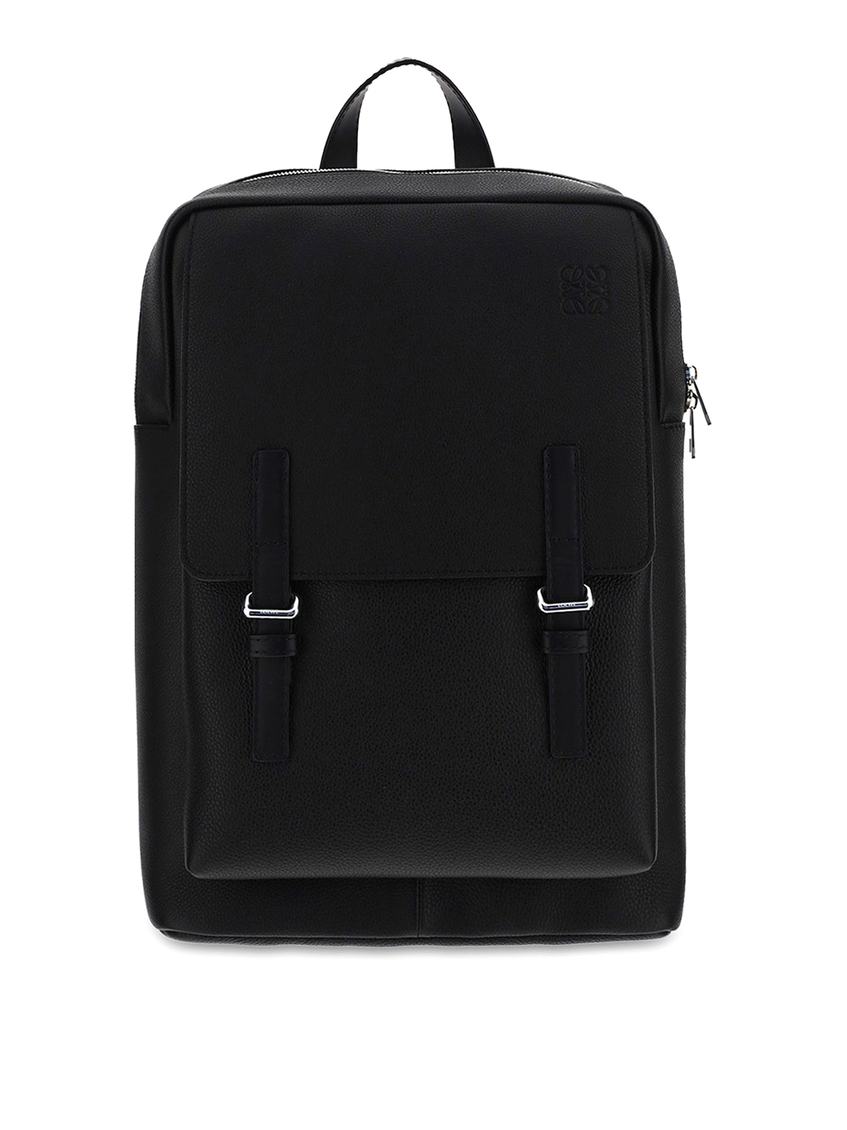 Loewe Military Leather Backpack In Black