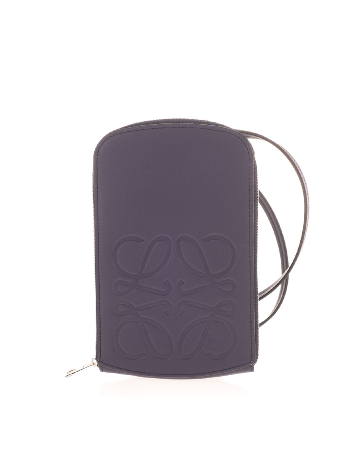 Loewe Multifunctional Neck Pouch In Midnight Blue
