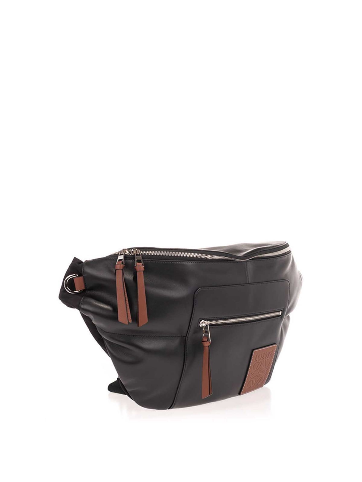 Belt bags Loewe - Puffy XL bumbag in black - B687C60X019006 | iKRIX.com