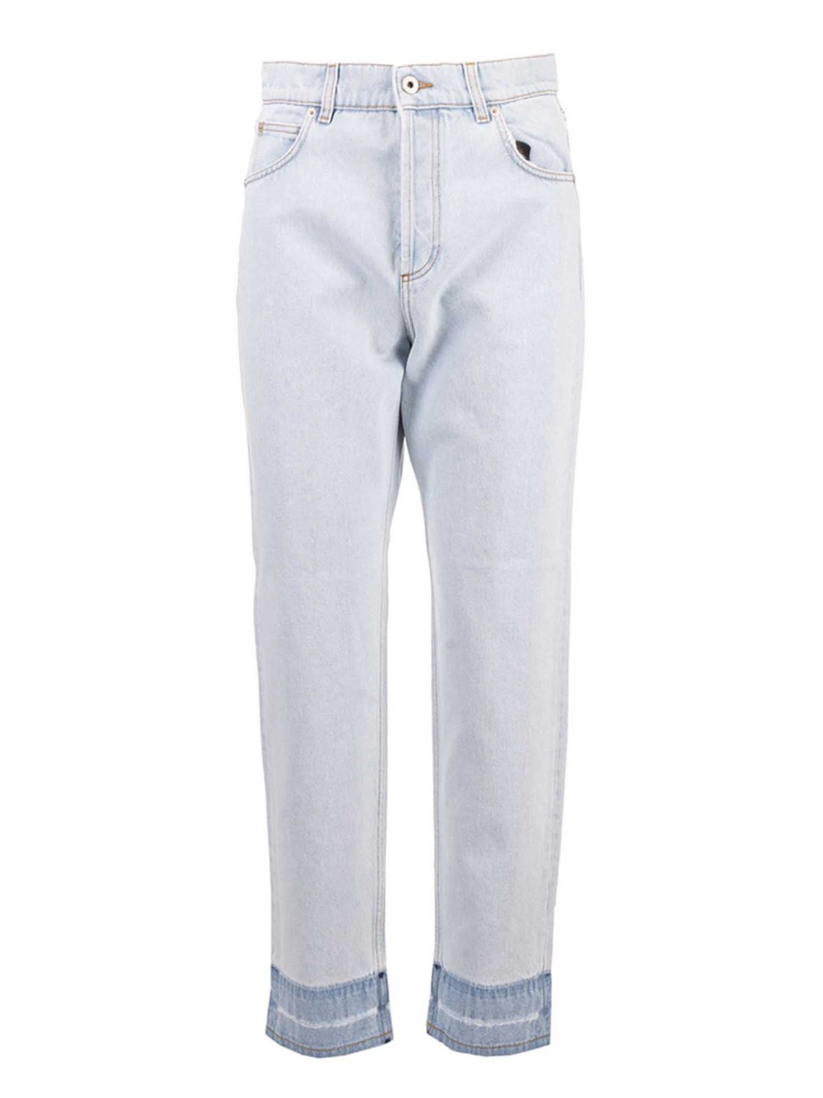راسته Loewe - Contrasting bottom jeans 