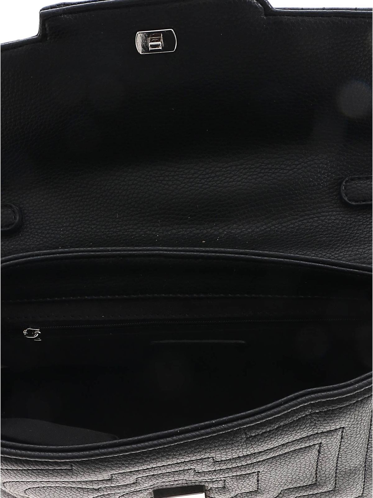 Gaelle Paris - Logo crossbody bag in black - cross body bags - GBDA2236NERO
