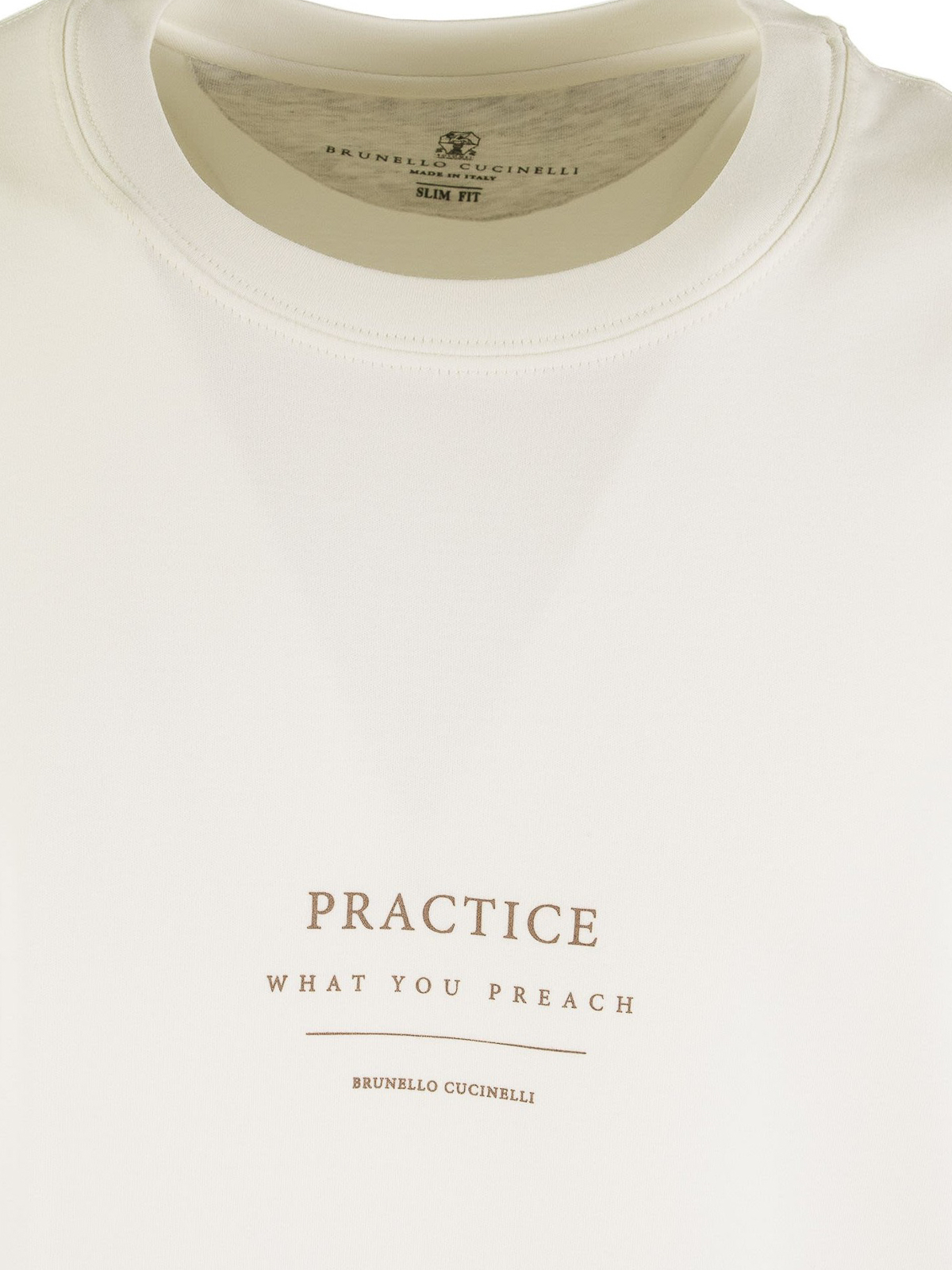 Brunello Cucinelli Logo Printed T Shirt تی شرت Mts537438cm525