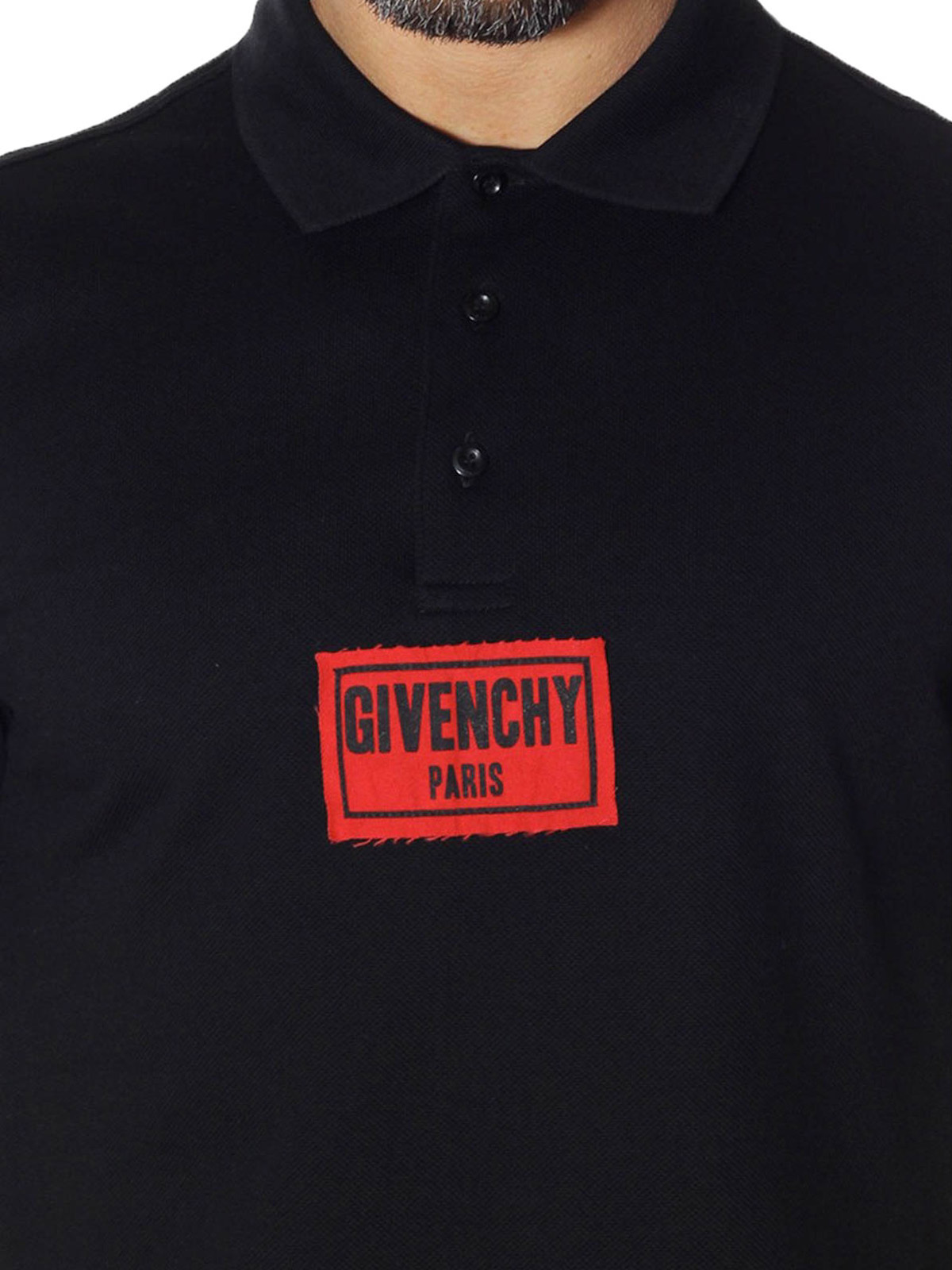 givenchy polo shirt red