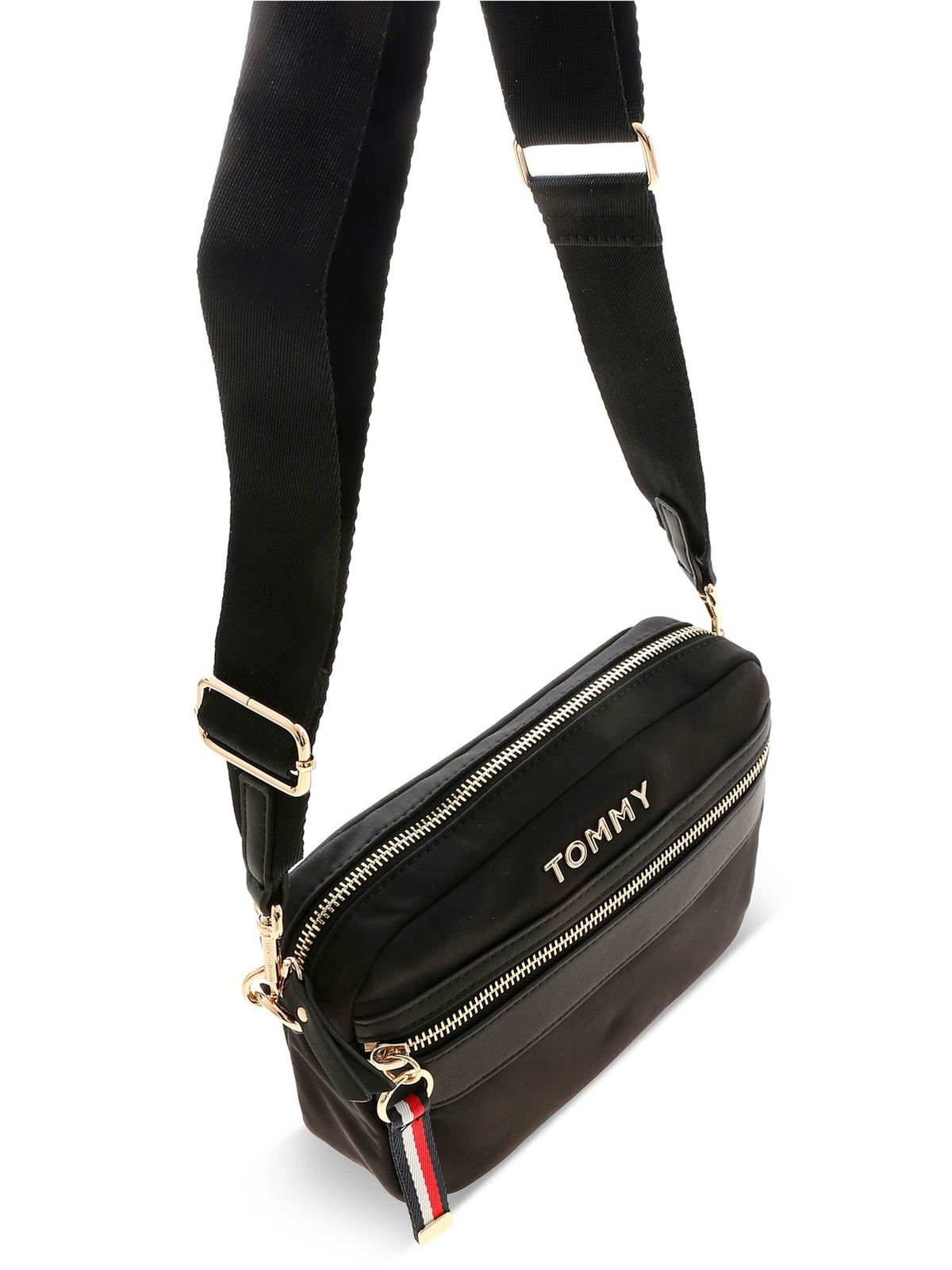Cross bags Tommy Hilfiger - Logo bag in black AW0AW08510BDS