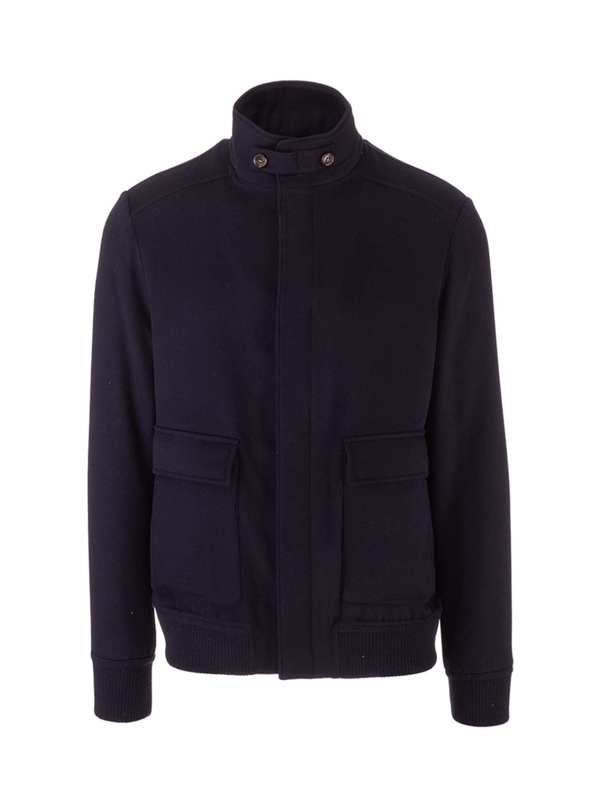 Loro Piana - Glendale bomber in navy blue - bombers - FAI9295W000