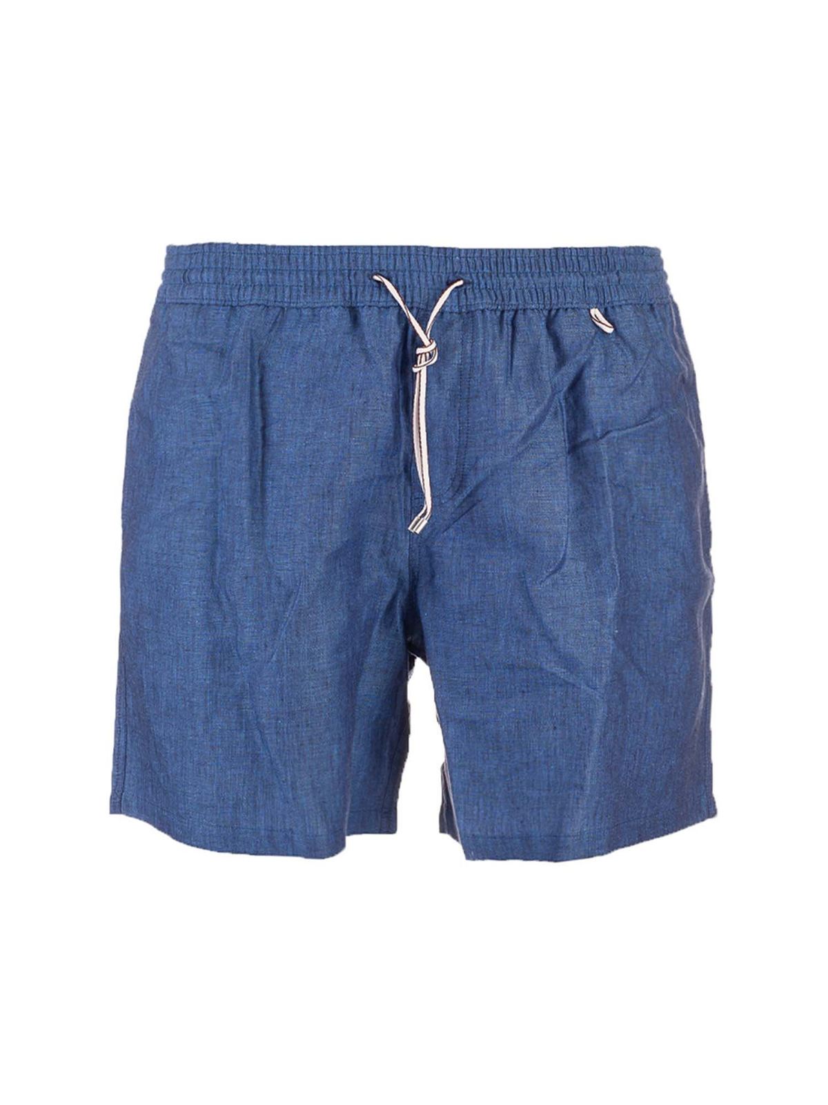 LORO PIANA SWIM SHORTS IN SEA SURFACE COLOR