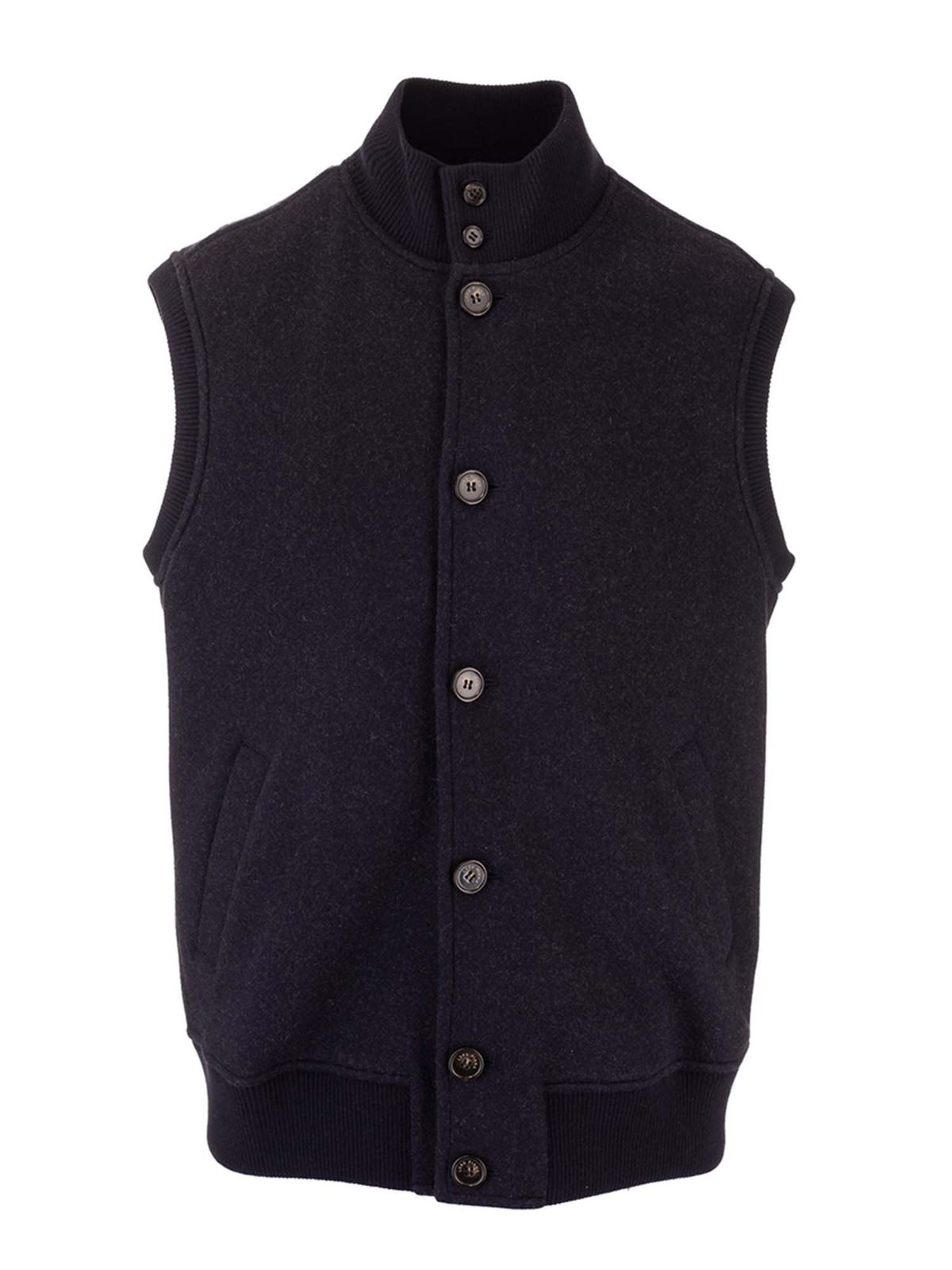 Waistcoats & gilets Loro Piana - Cashmere vest in dark blue - FAI8975BZ80