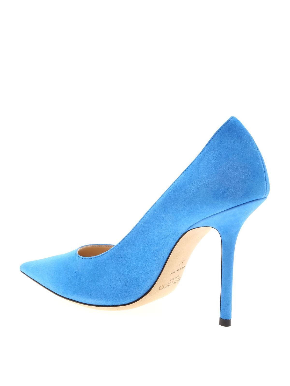 jimmy choo light blue shoes