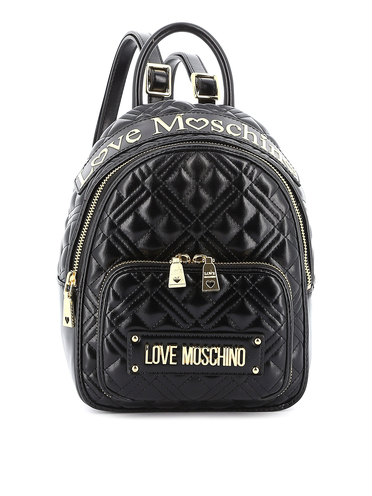 LOVE MOSCHINO QUILTED BACKPACK WITH LOGO