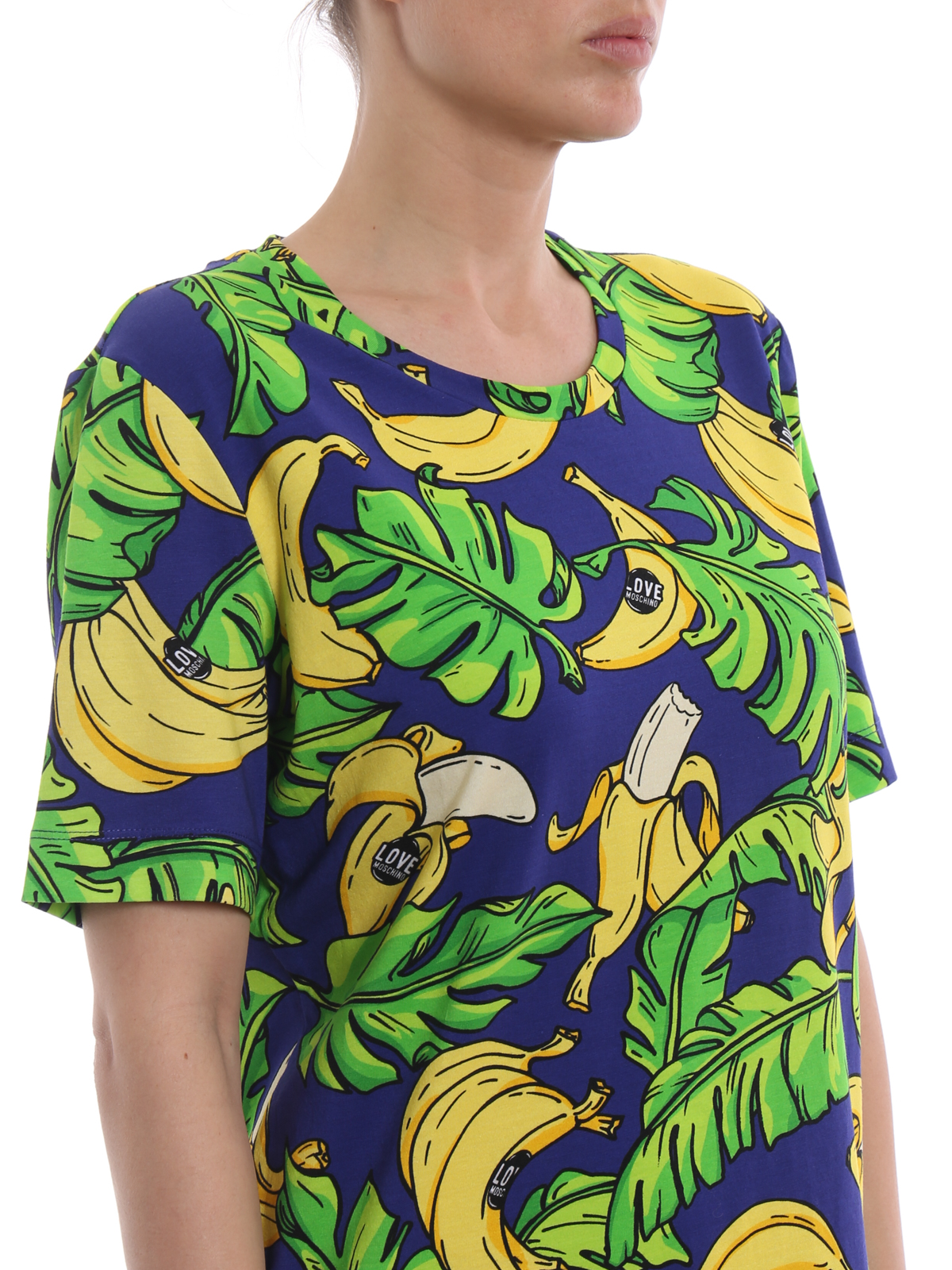 Moschino - Banana and leaf print dress 