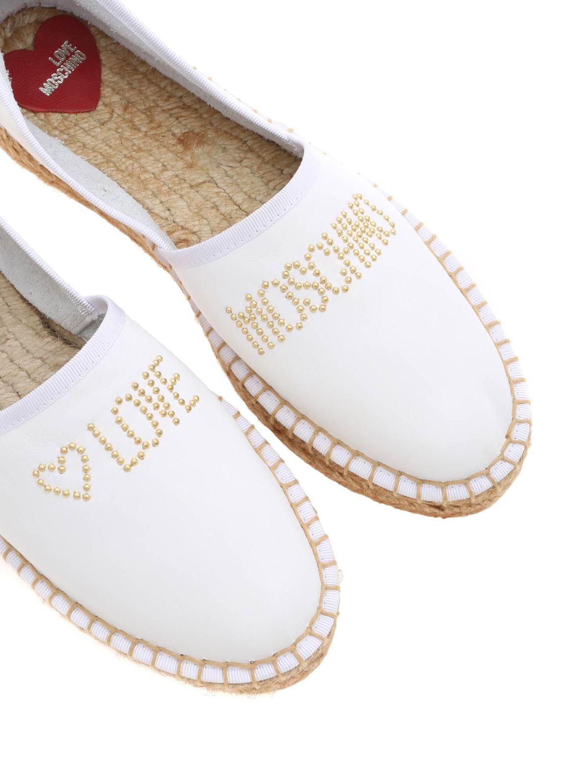 Love Moschino - Espadrilles with golden 