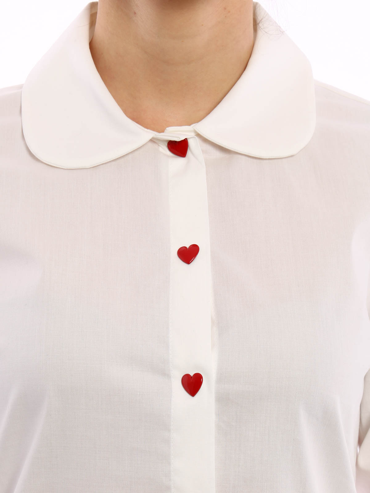 Love Moschino - Heart button shirt 