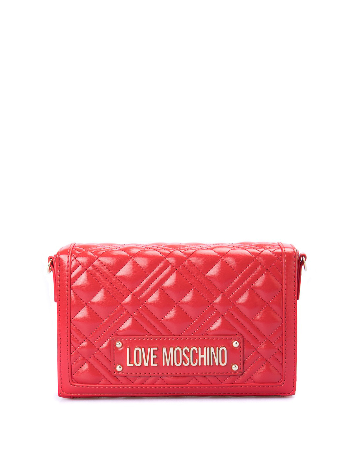 LOVE MOSCHINO FAUX LEATHER CROSS BODY BAG