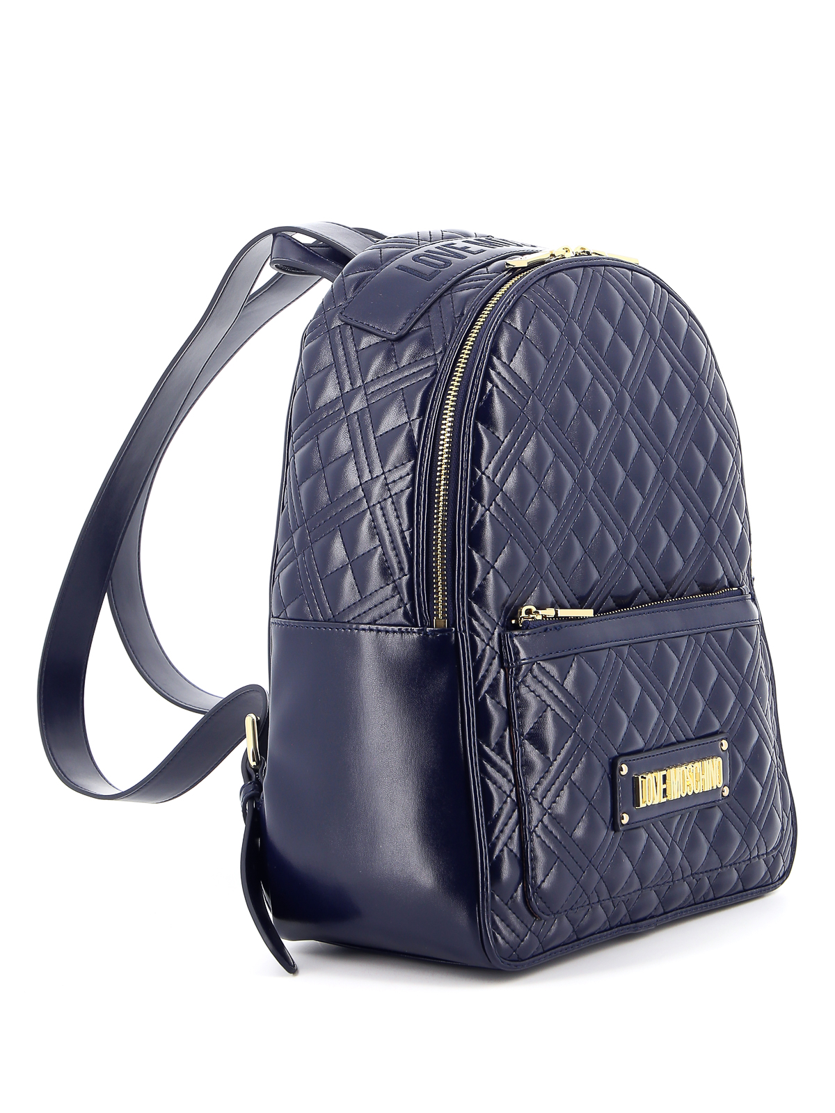 love moschino quilted backpack