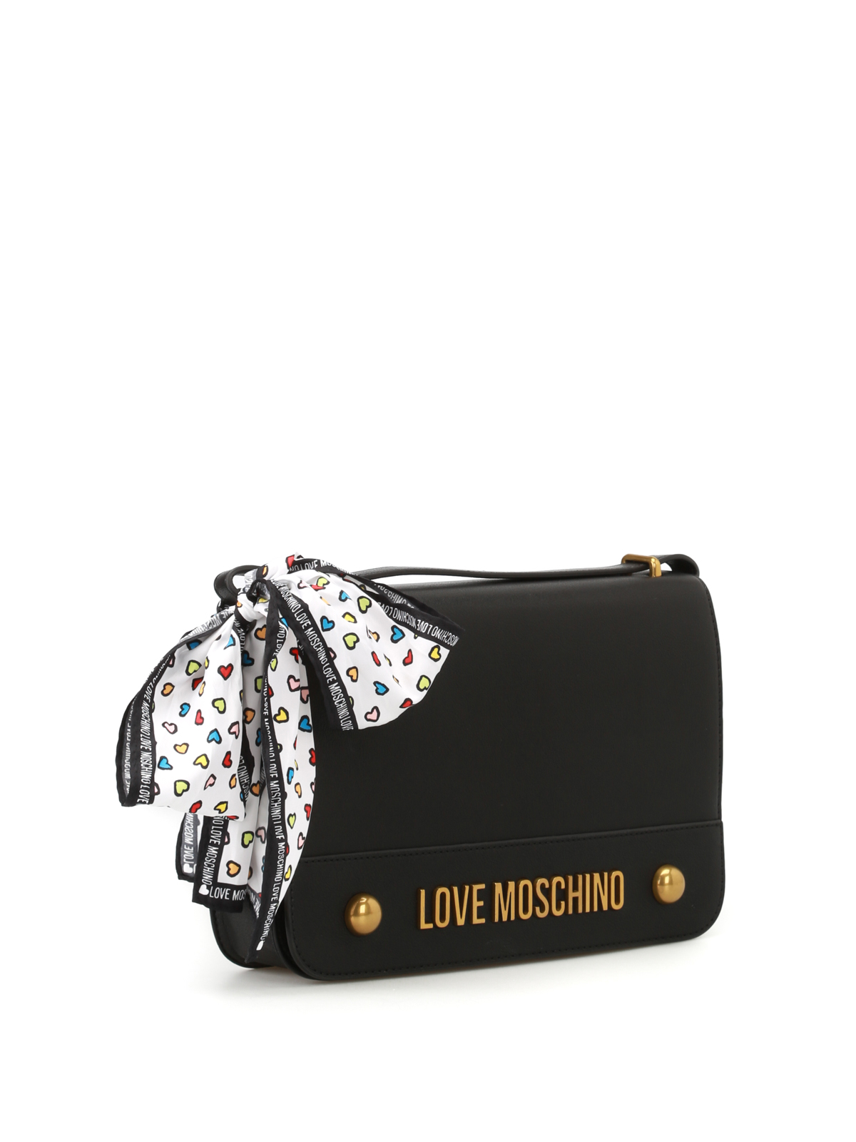 الشوك الطريق محاكاة  Shoulder bags Love Moschino - Fake leather bow detail bag - JC4347PP05K60000