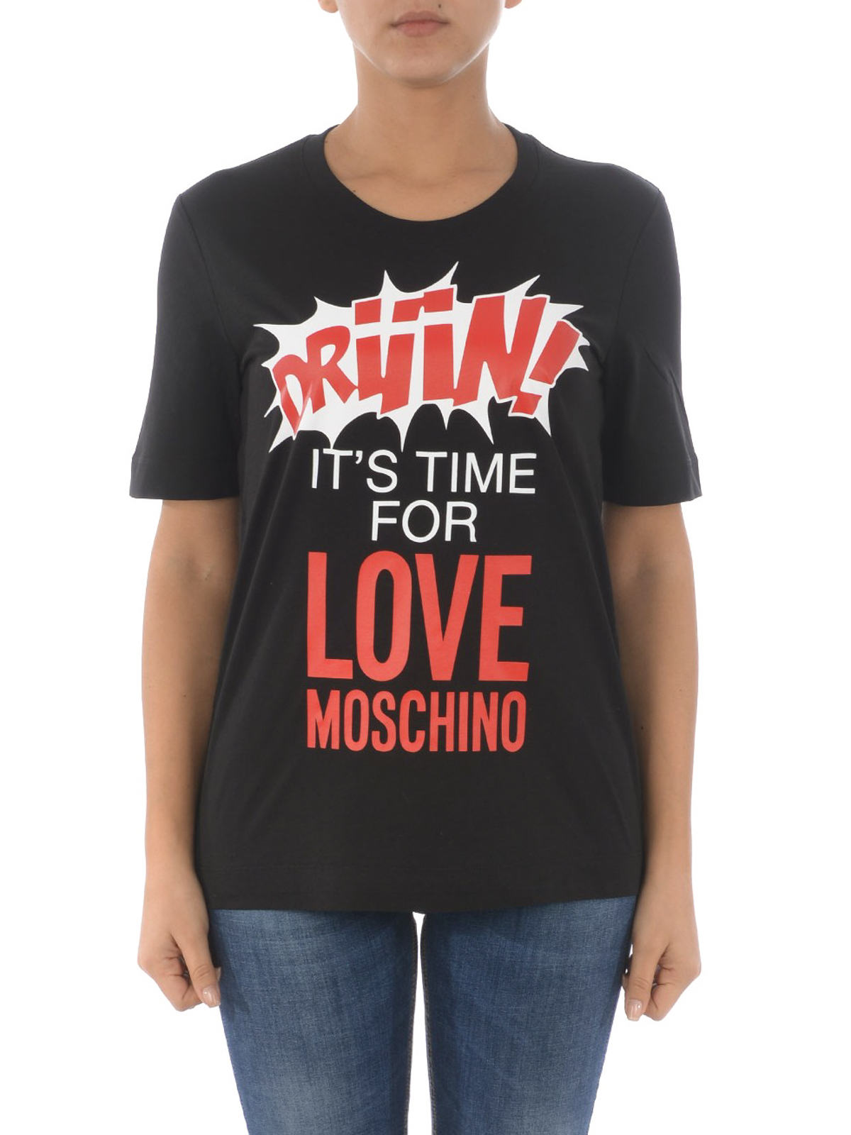 love moschino t shirt black