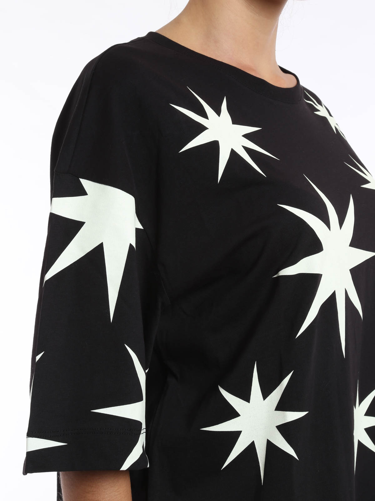 star printed t shirt