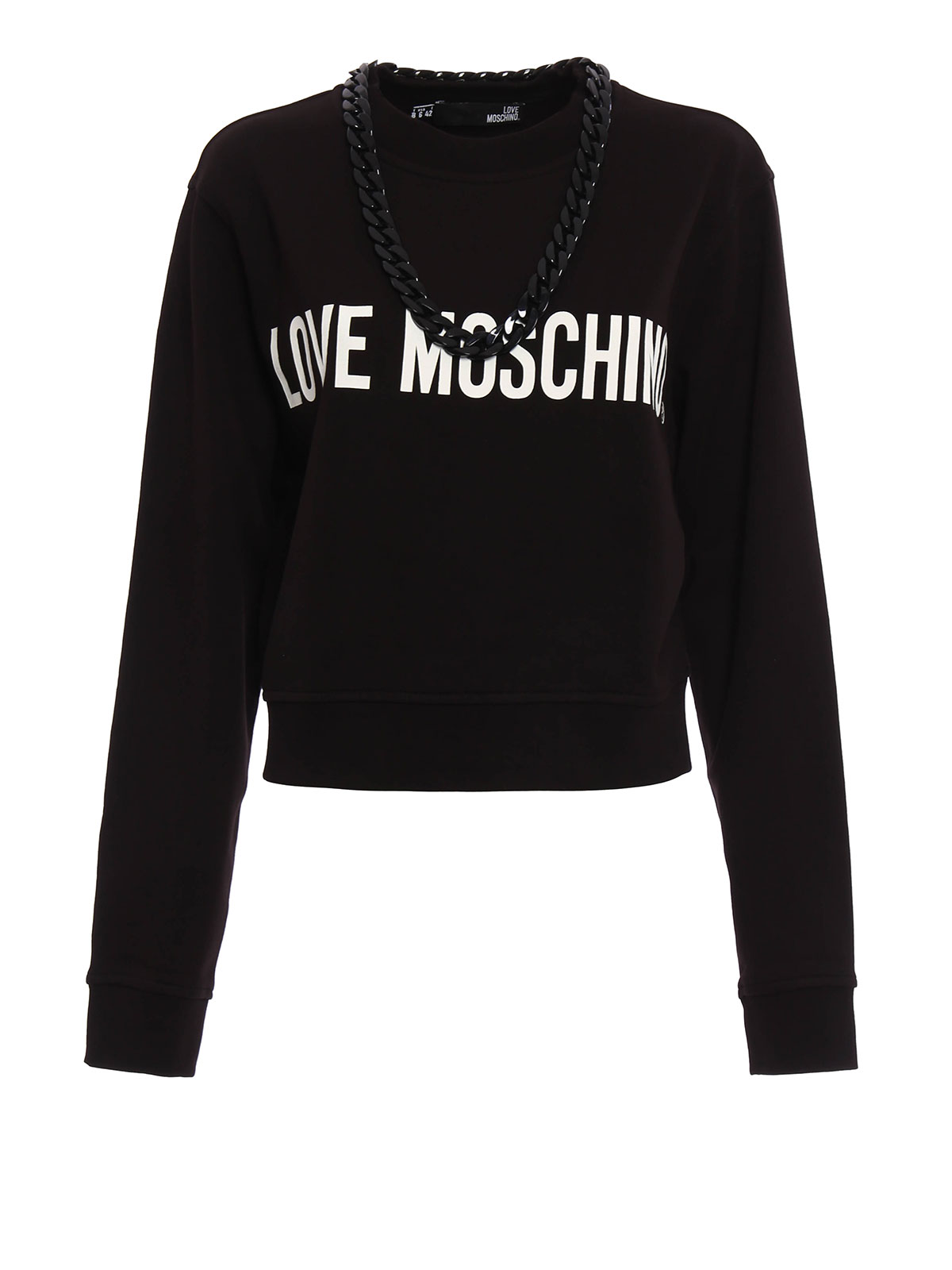 Sweatshirts & Sweaters Love Moschino - Chain-detail sweatshirt 