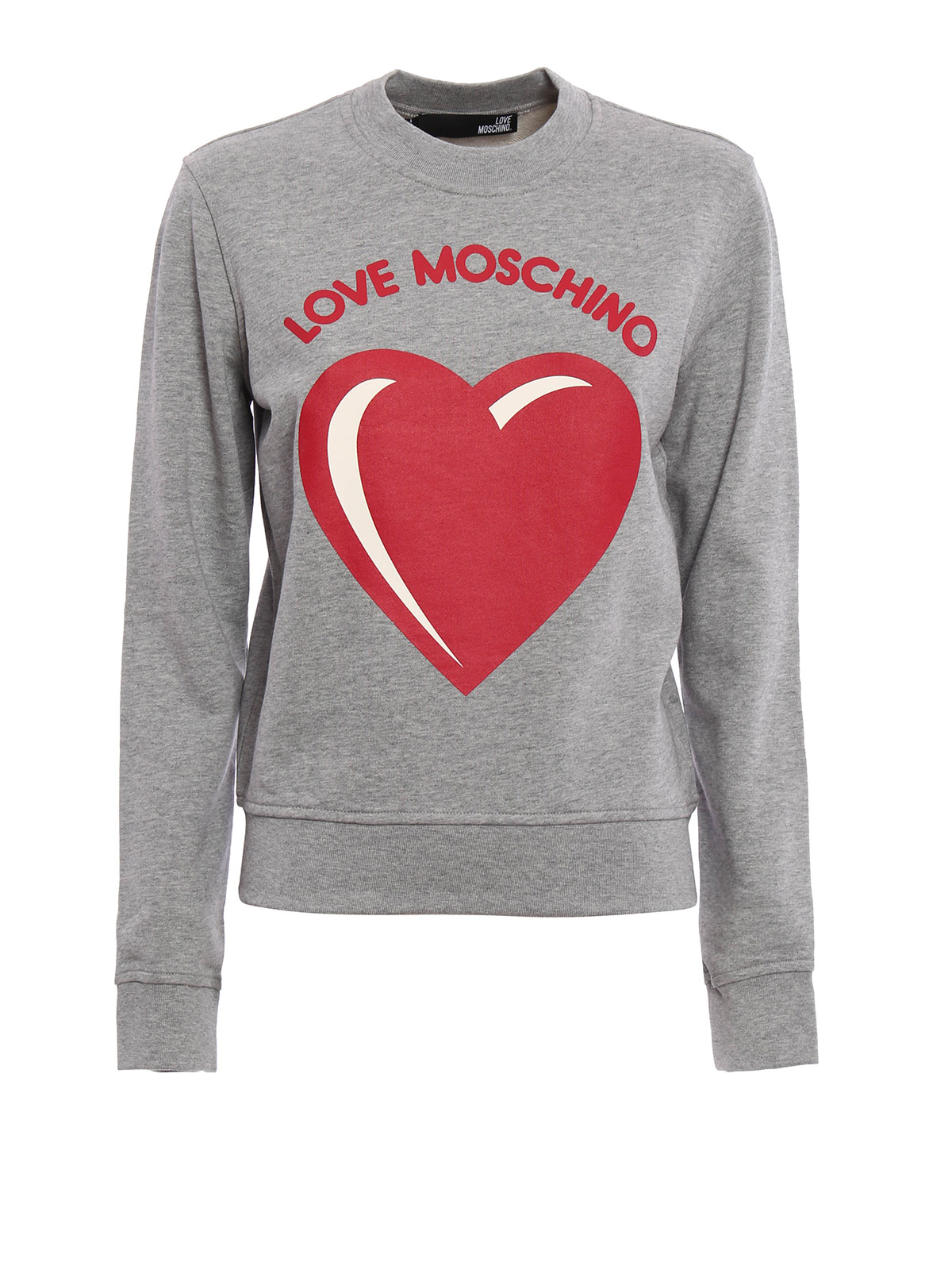 Heart print sweatshirt