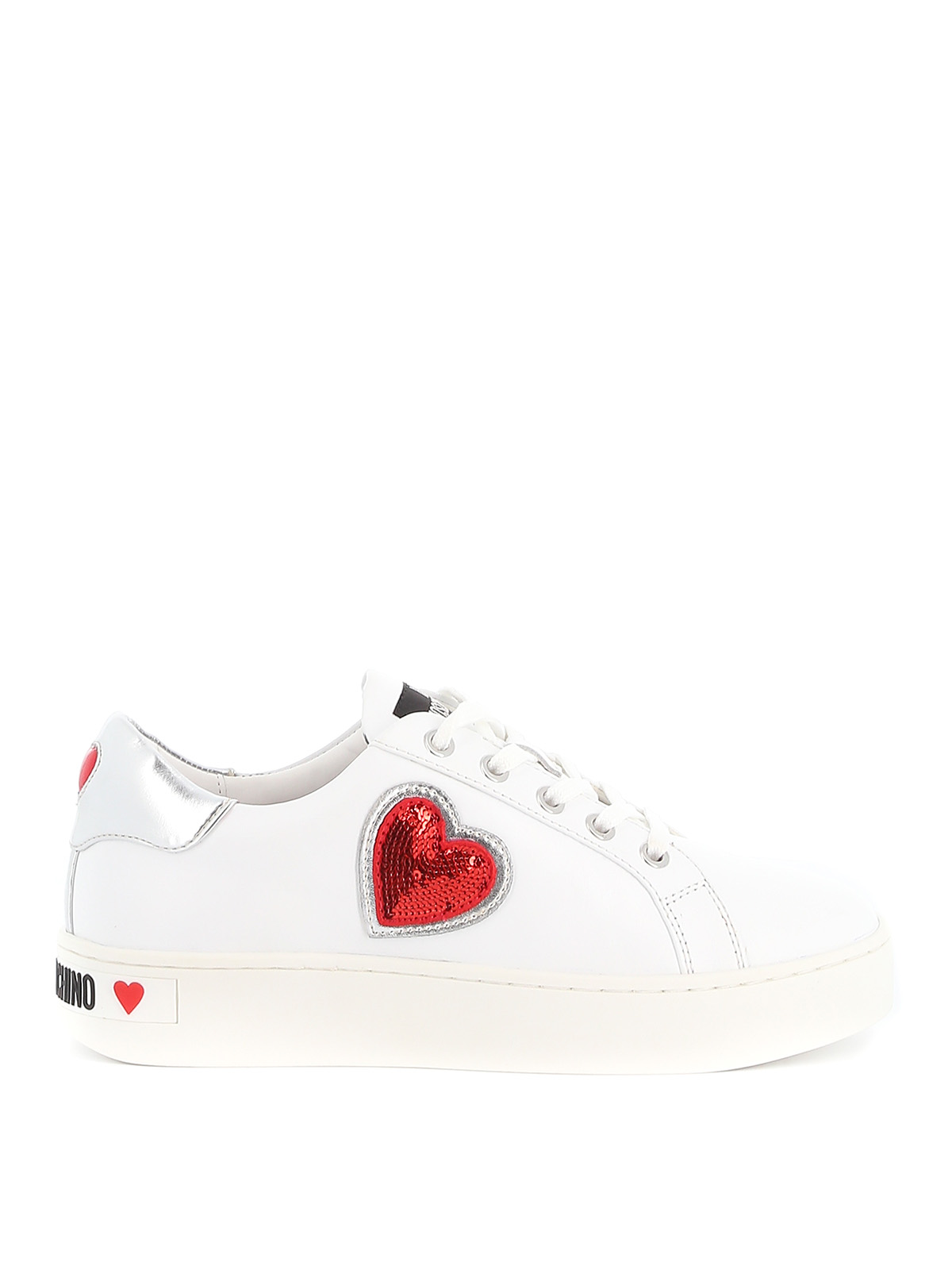 love moschino heart sneakers