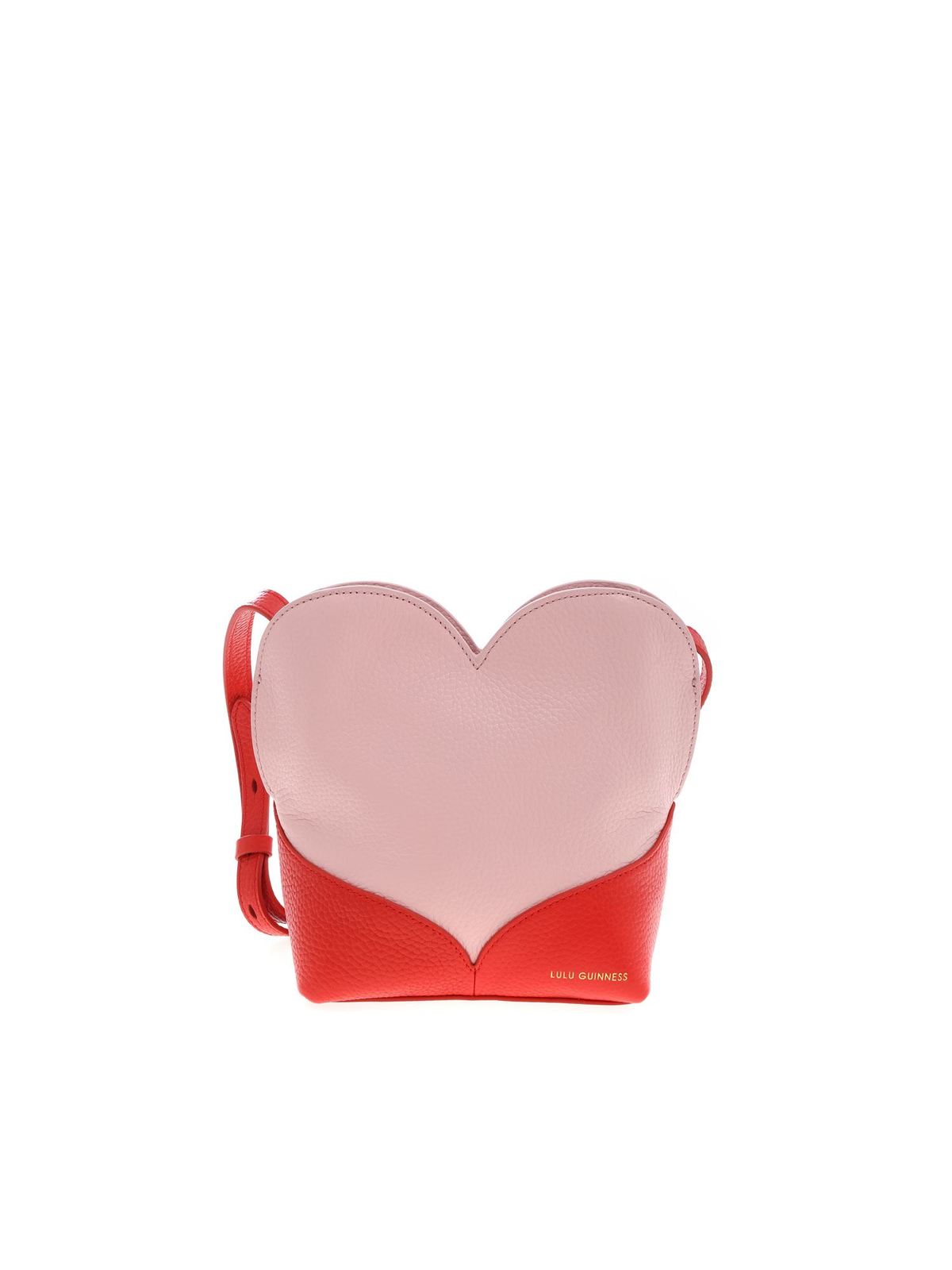 LULU GUINNESS HARRIET BAG IN PINK AND RED