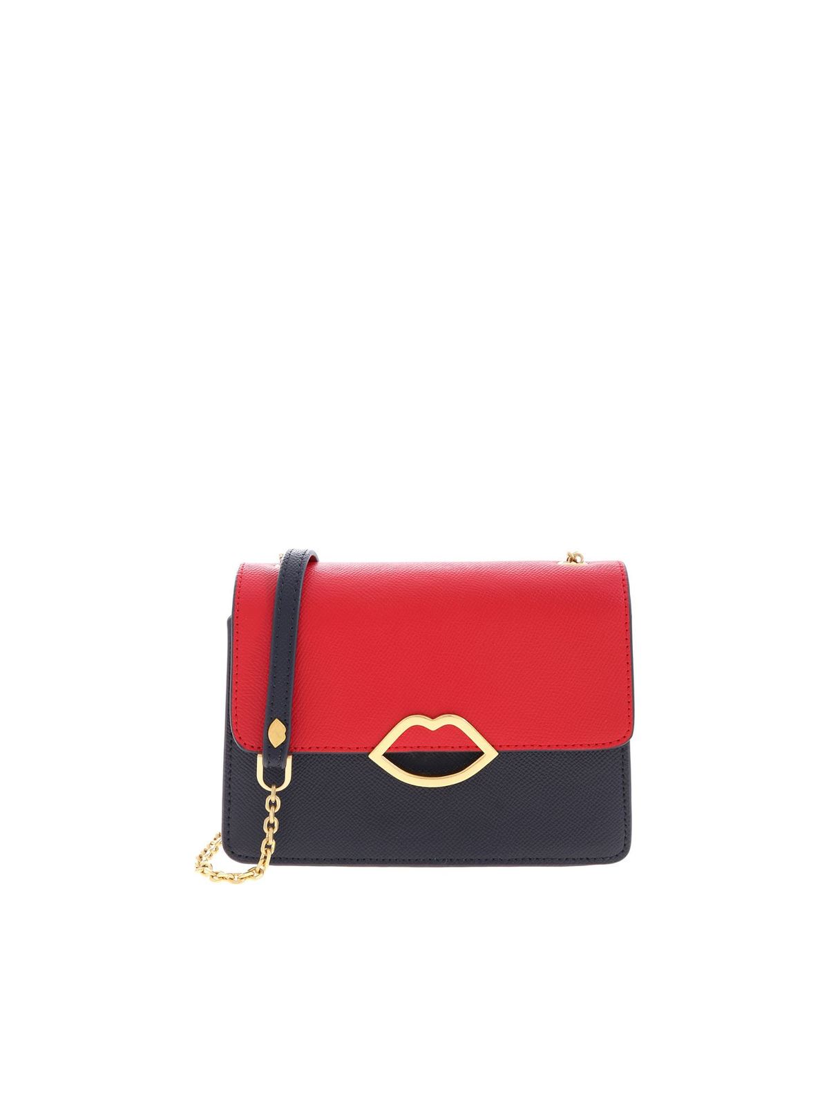 Lulu Guinness - Polly bag in red, white and blue - cross body bags ...