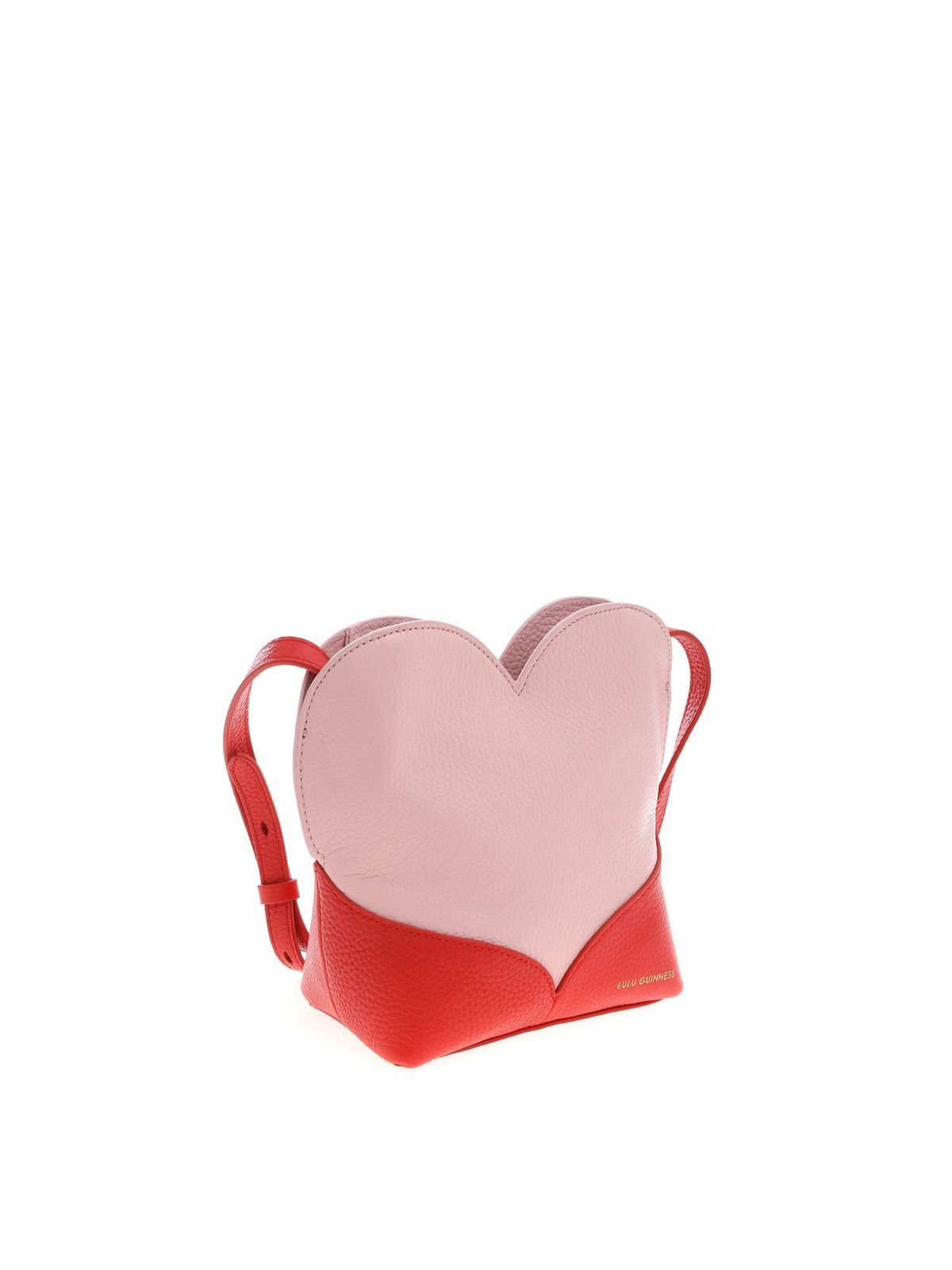 Cross body bags Lulu Guinness - Harriet bag in pink and red ...