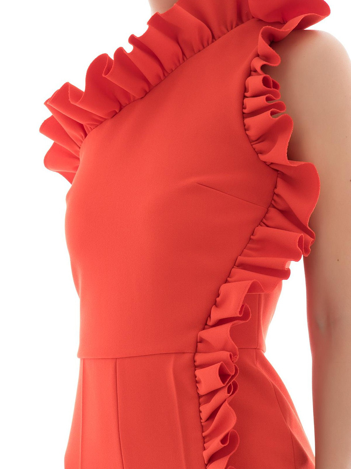 msgm one shoulder jumpsuit