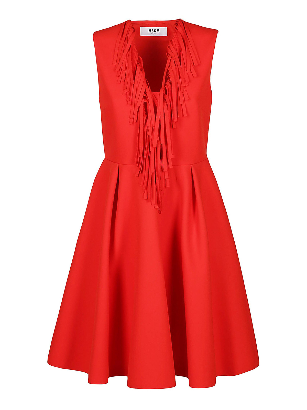 msgm red dress