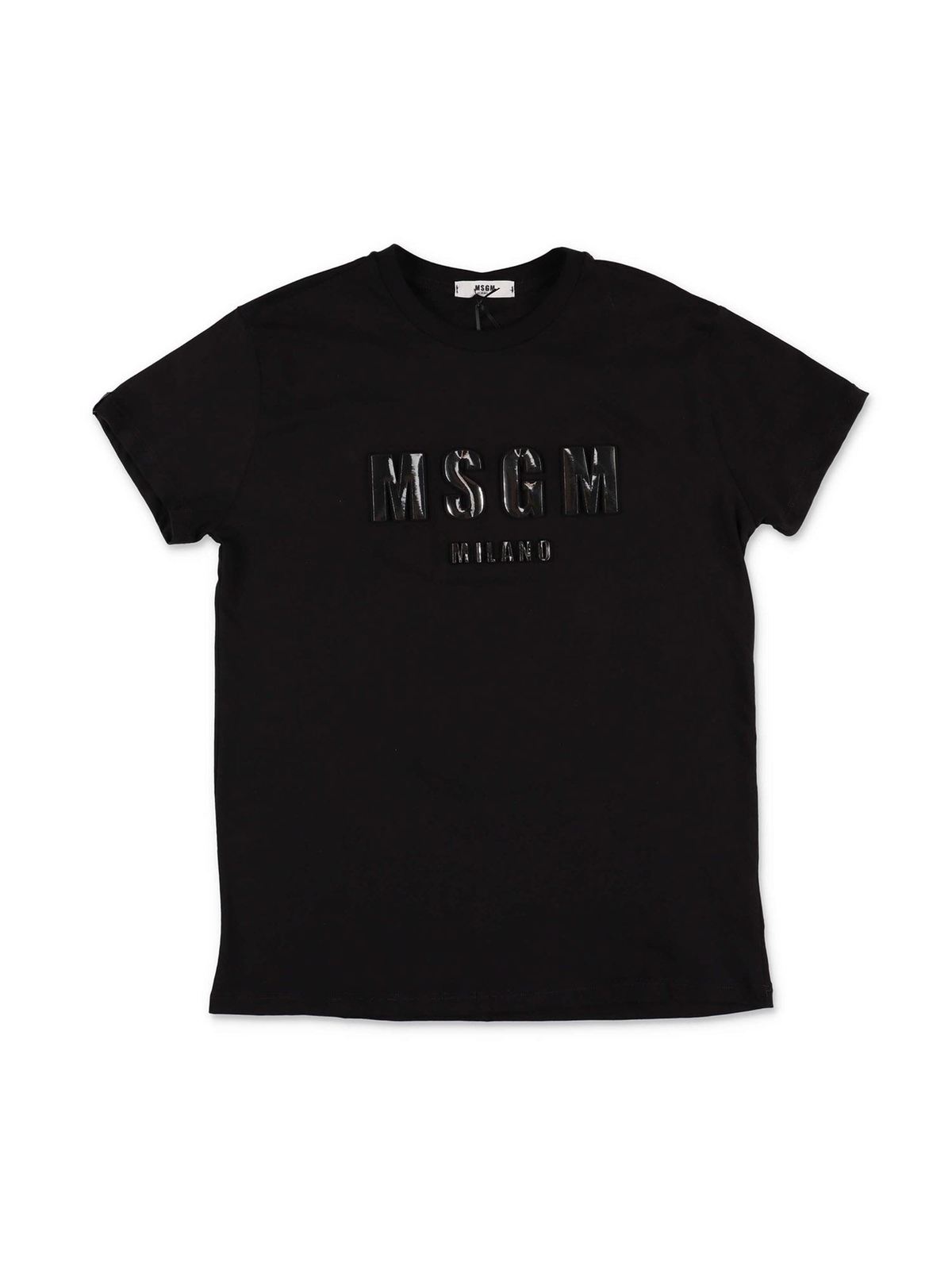 T-shirts M.S.G.M. Kids - Logo T-shirt in black - MS027389110 | iKRIX.com