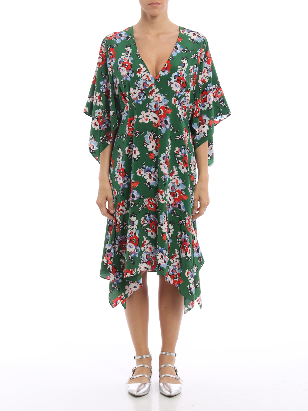msgm green dress