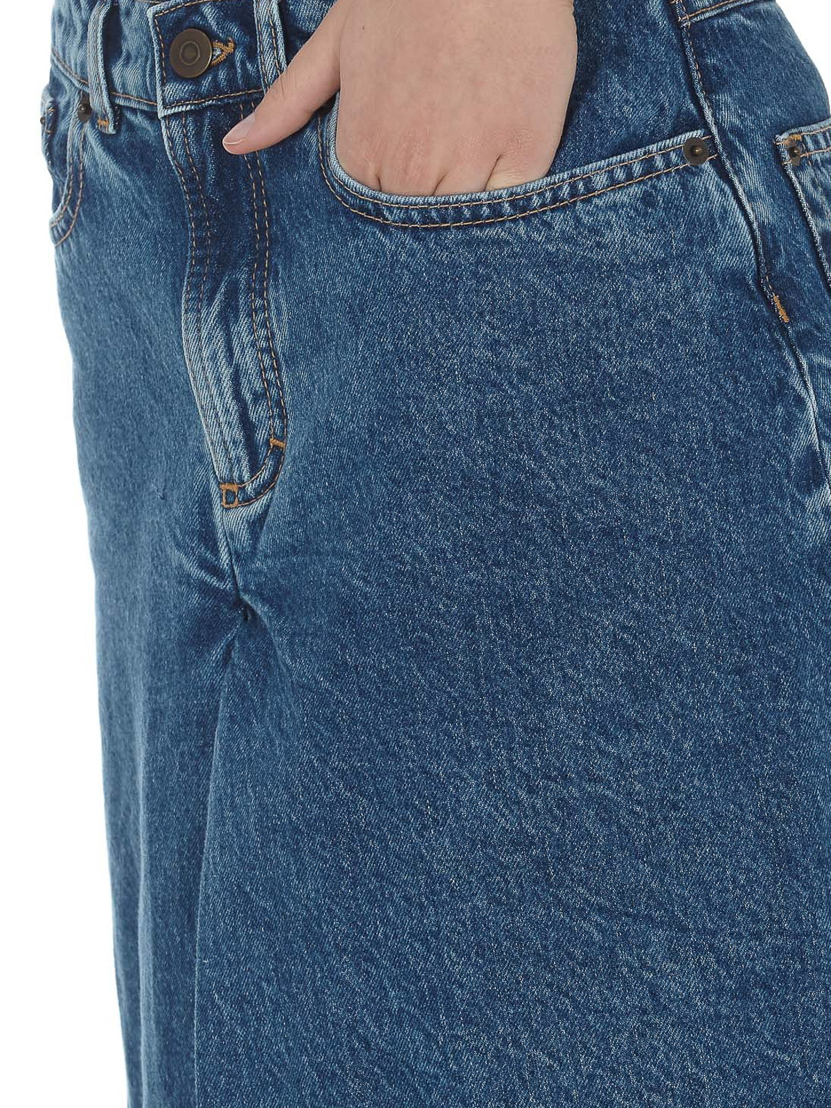 ramp speer Polijsten Flared jeans Maison Margiela - Spliced culotte jeans - S51MA0446S30744961