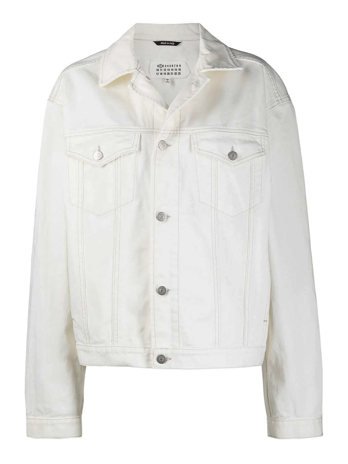 Denim jacket Maison Margiela - White denim jacket - S51AM0428S30642101