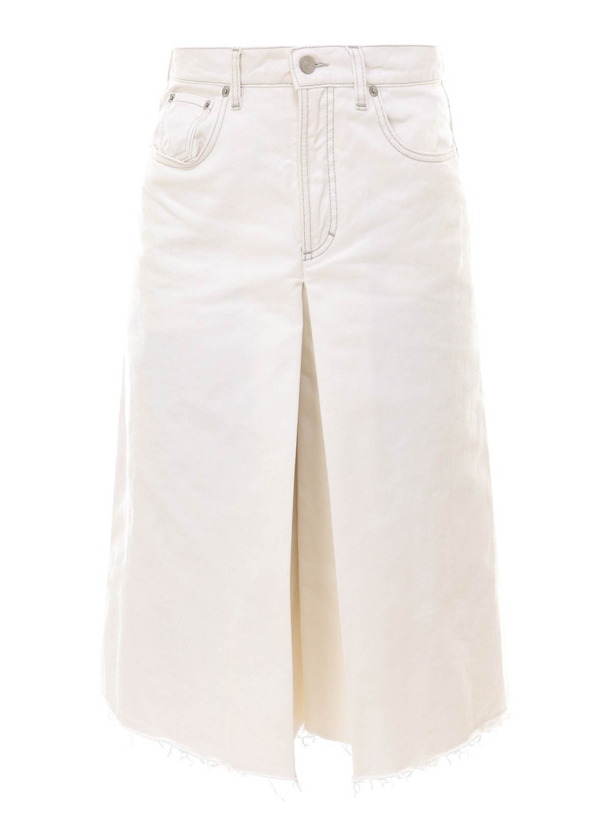 Jeans a zampa Maison Margiela - Jeans culotte bianchi - S51MA0446S30642101