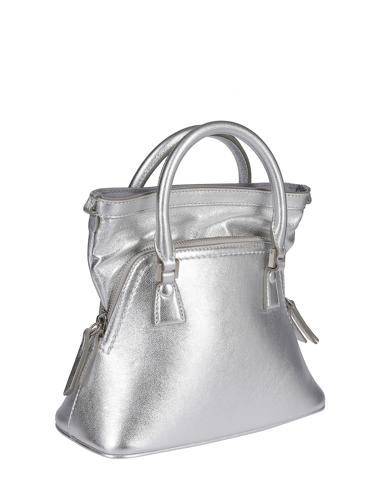 Cross body bags Maison Margiela - 5AC silver leather bag 