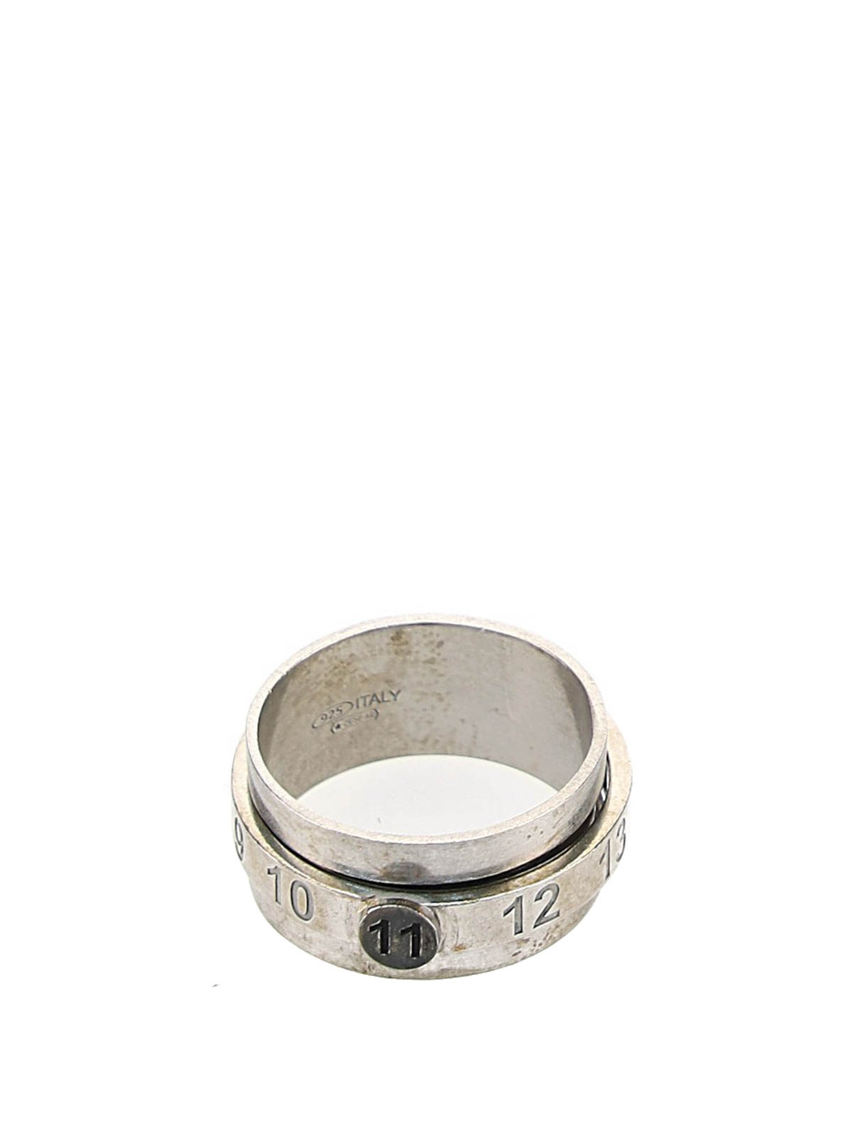 Herren Schmuck Ringe Maison Margiela Ring aus Silber in Weiß für Herren 