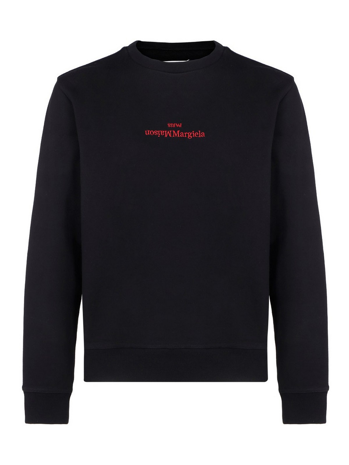 Maison Margiela - Logo embroidery sweatshirt - Sweatshirts & Sweaters ...