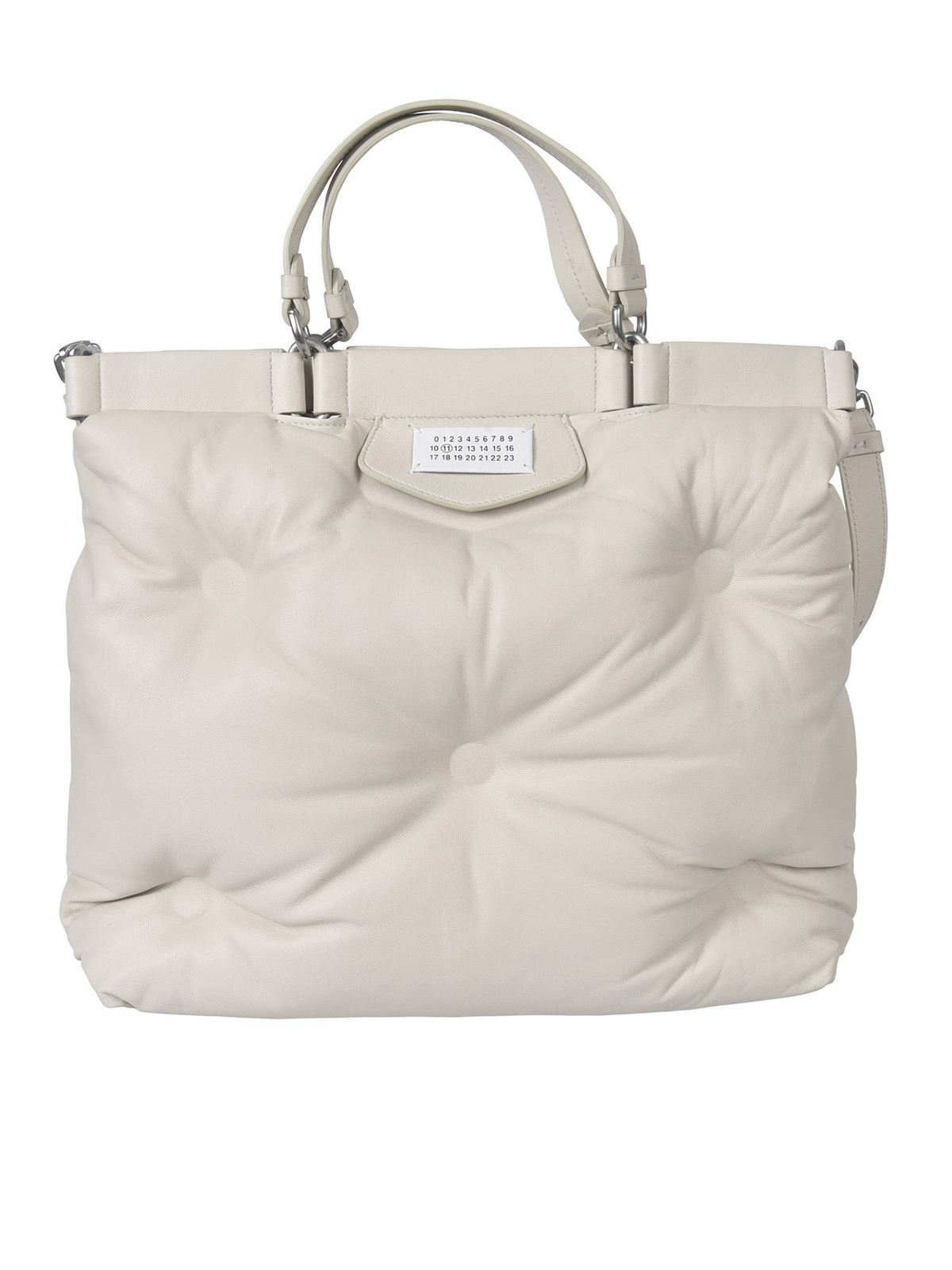 MAISON MARGIELA MEDIUM GLAM SLAM BAG IN IVORY