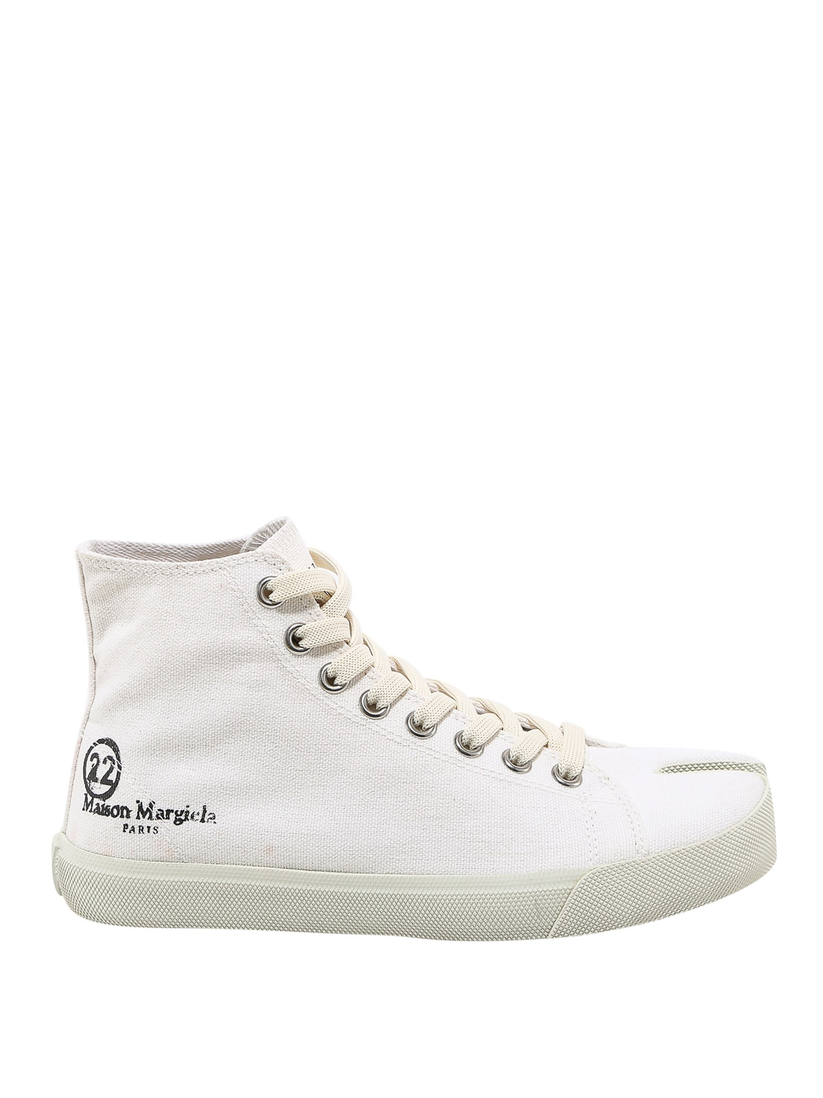 maison margiela women's tabi canvas sneakers