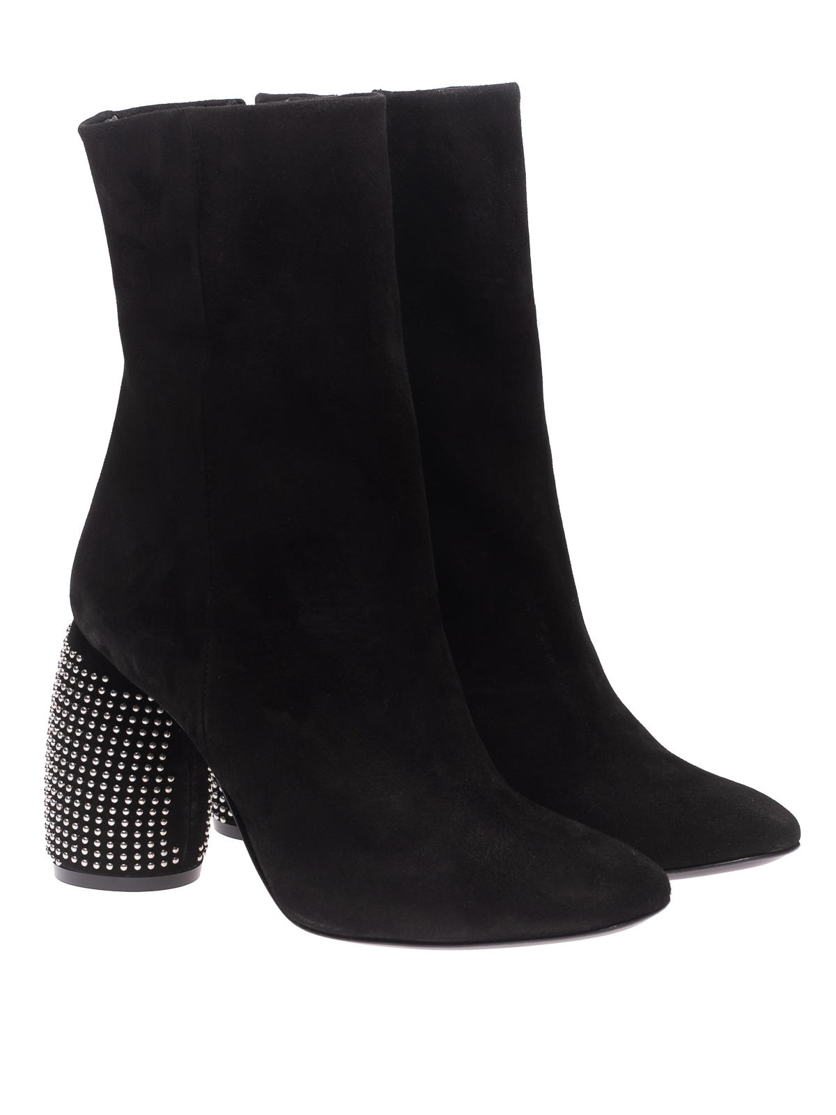 round heel booties