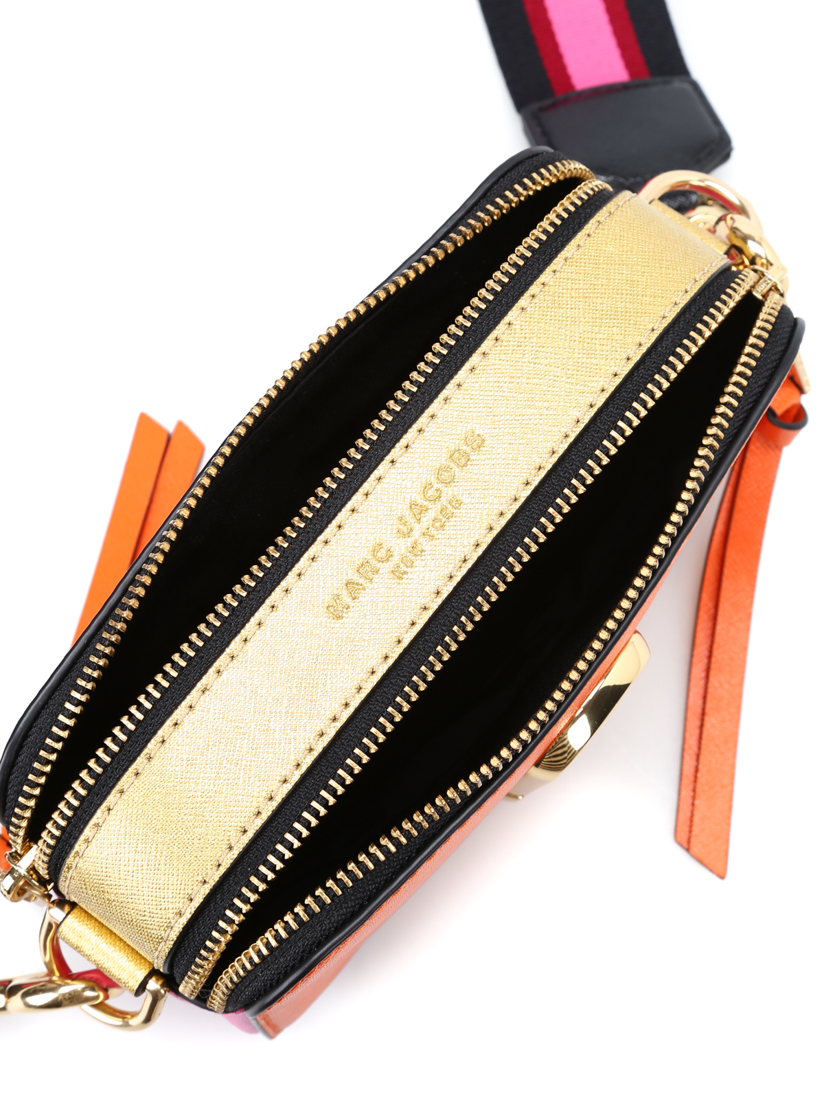 NWT Marc Jacobs Snapshot Airbrush Leather Crossbody Handbag -NO STRAP